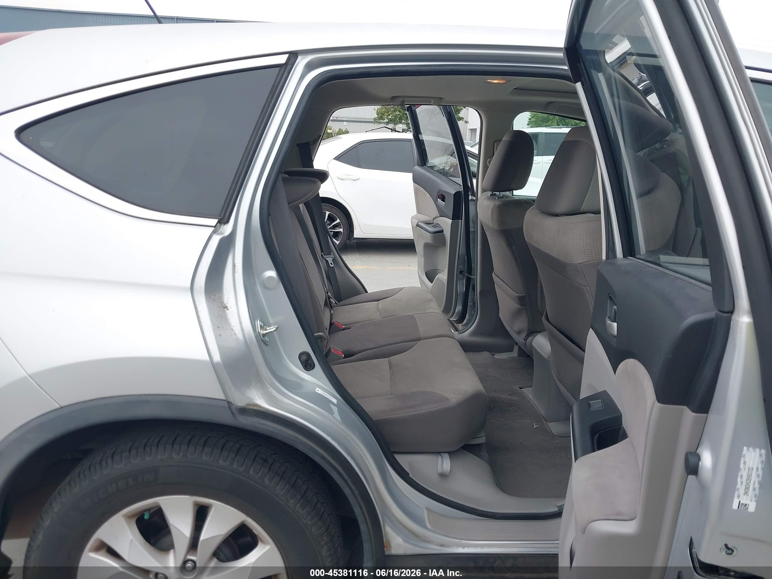 2014 Honda Cr-v Ex Silver vin: 2HKRM3H53EH501133