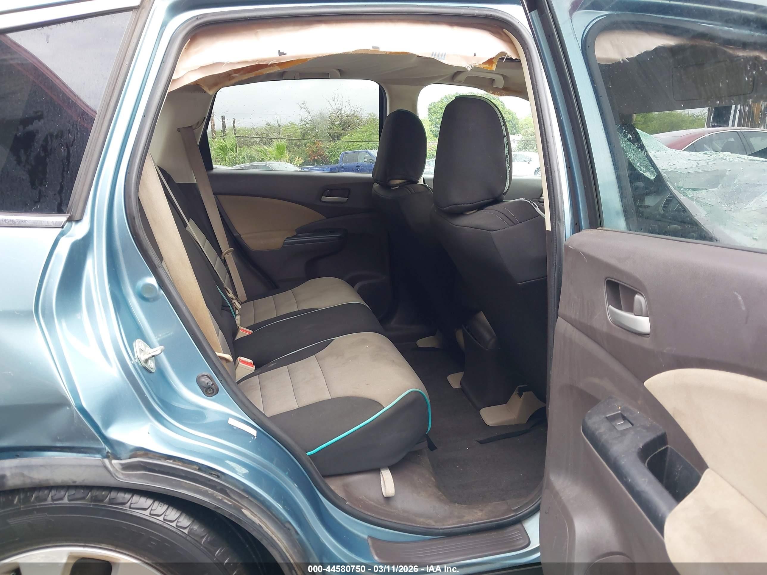 2014 Honda Cr-v Ex Blue vin: 2HKRM3H53EH542572