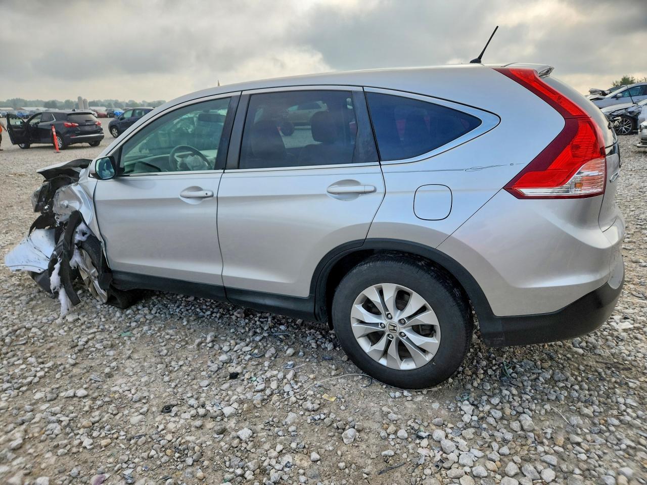 2014 Honda Cr-v Ex Silver vin: 2HKRM3H53EH543429