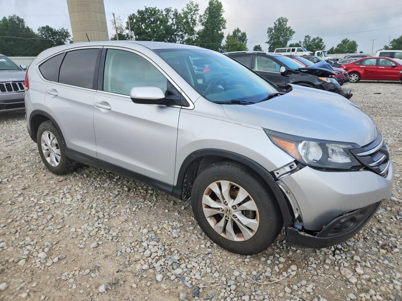 2014 Honda Cr-v Ex Silver vin: 2HKRM3H53EH543429