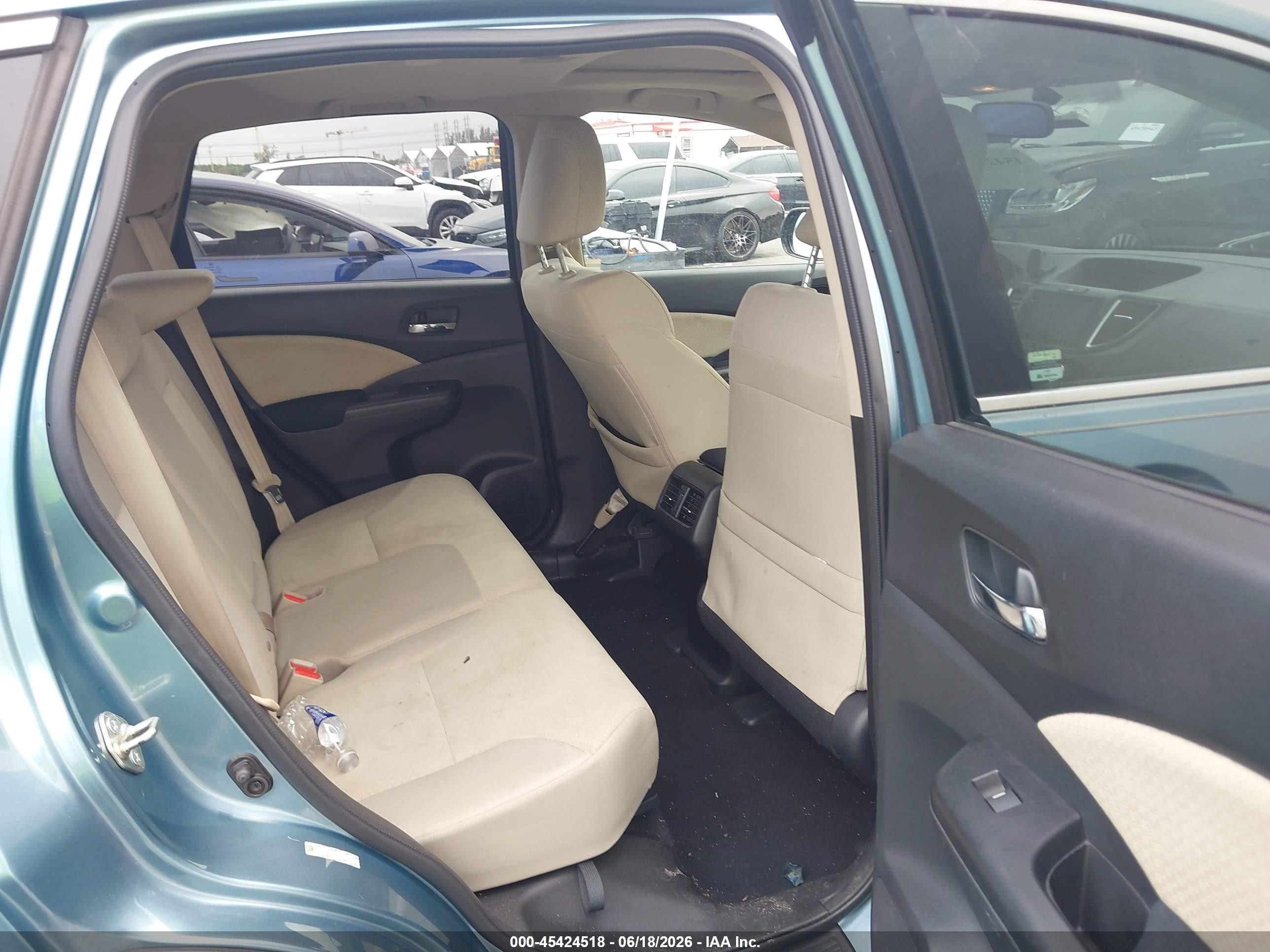 2015 Honda Cr-v Ex Blue vin: 2HKRM3H53FH503529