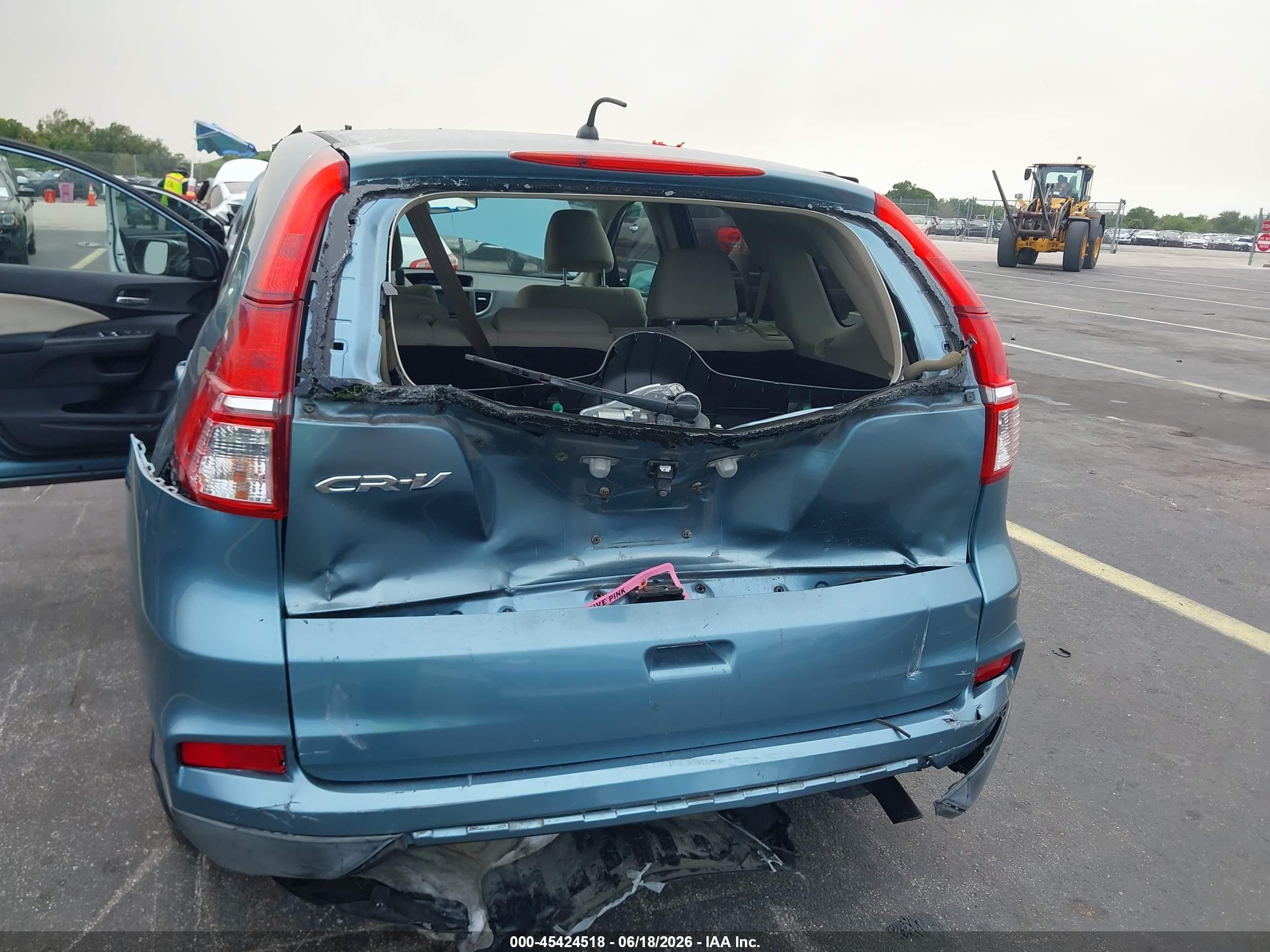 2015 Honda Cr-v Ex Blue vin: 2HKRM3H53FH503529