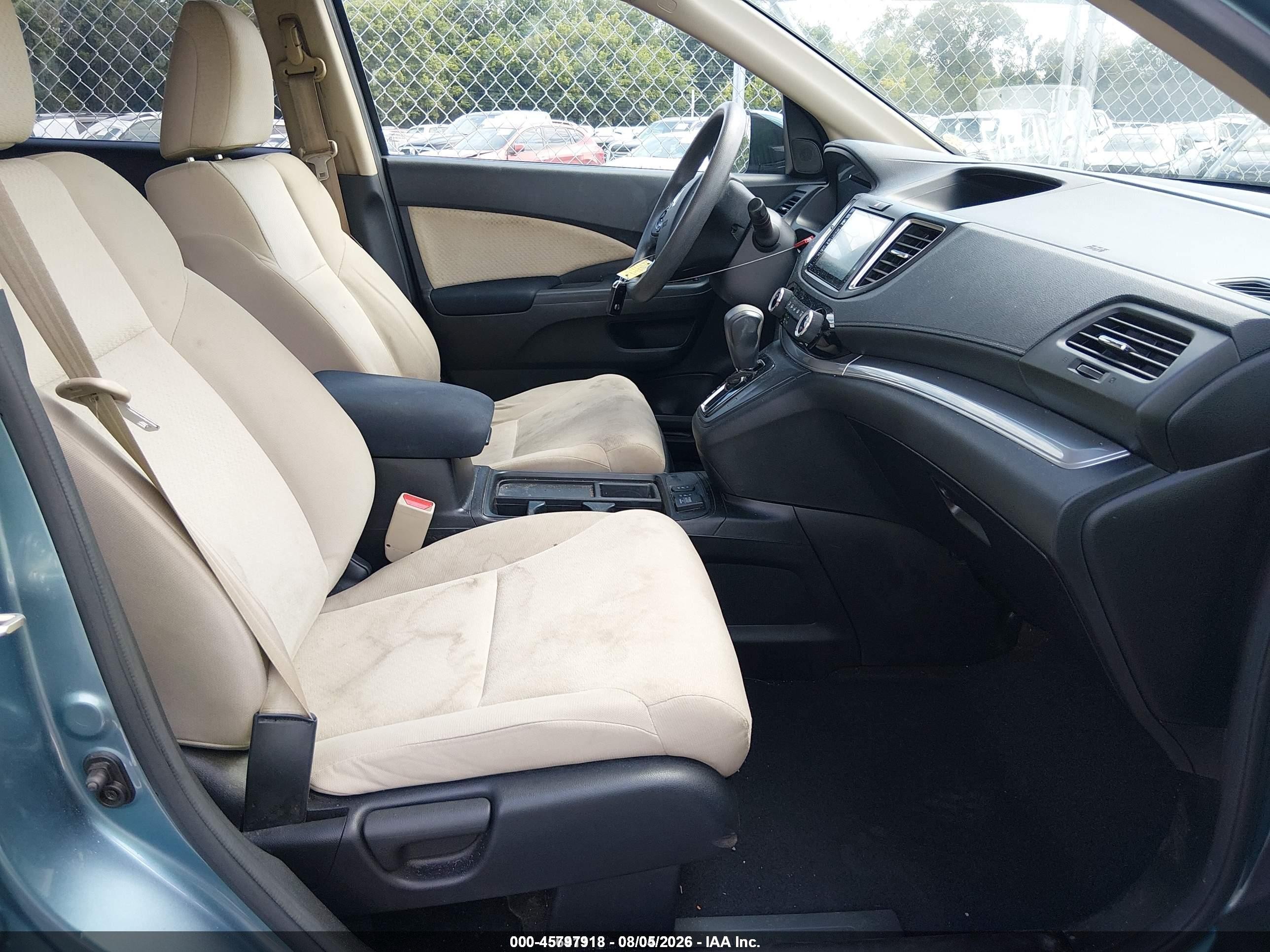 2015 Honda Cr-v Ex Blue vin: 2HKRM3H53FH540841