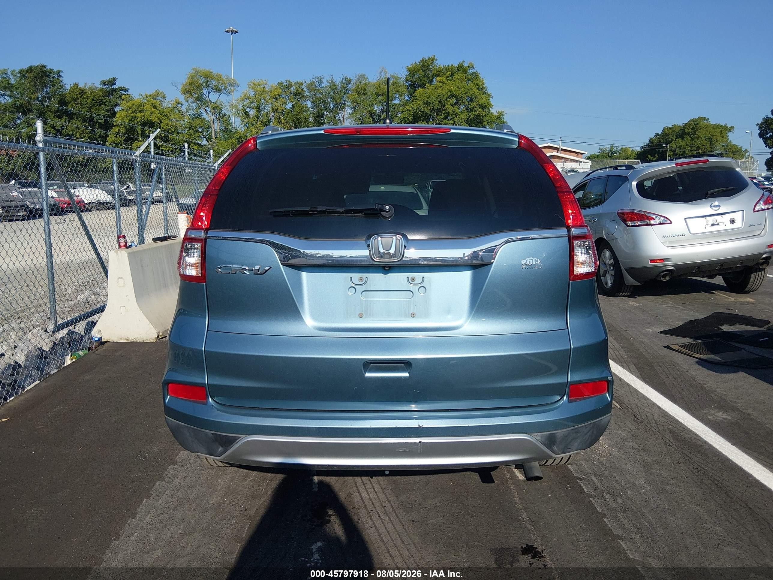 2015 Honda Cr-v Ex Blue vin: 2HKRM3H53FH540841