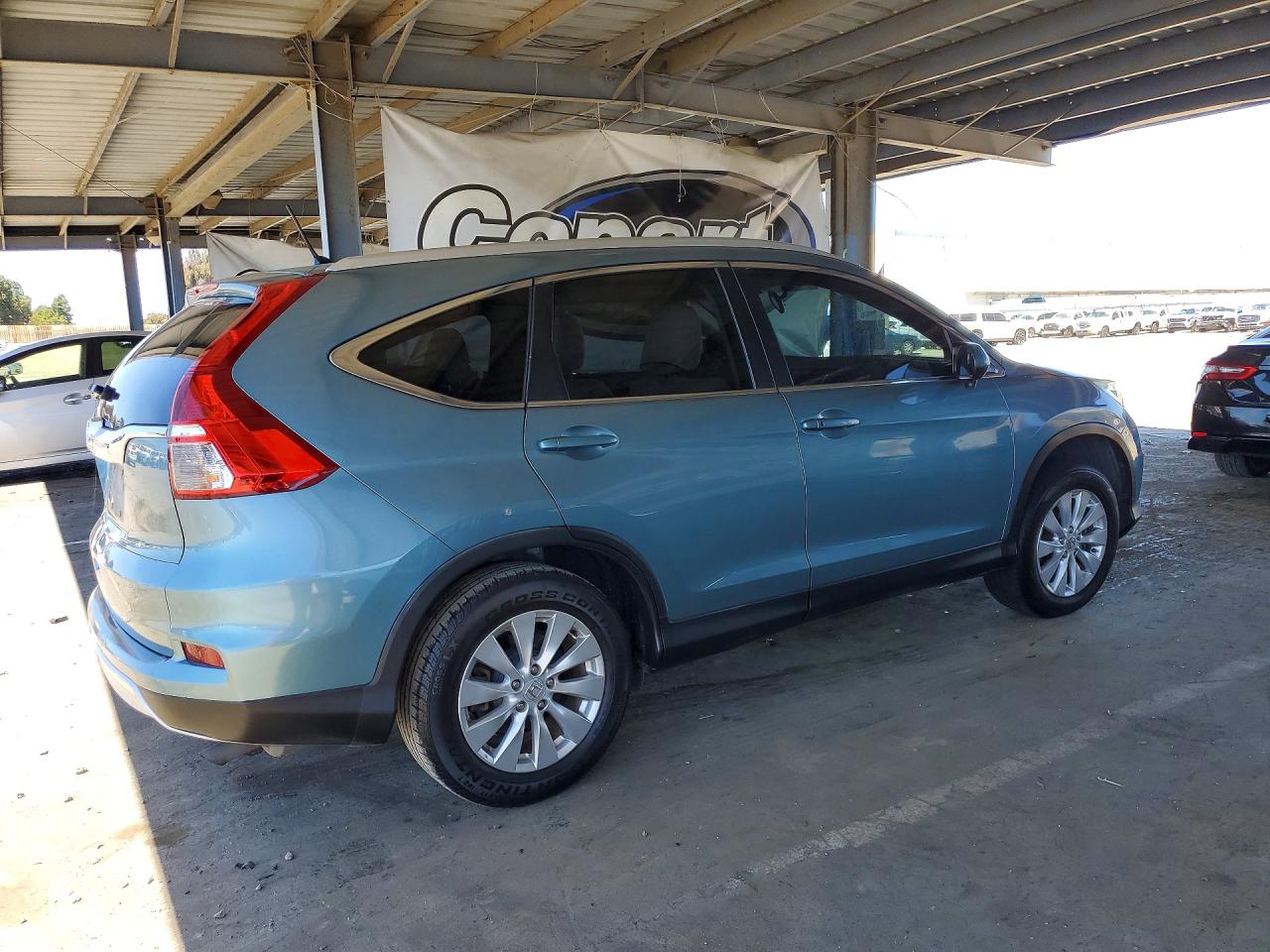 2015 Honda Cr-v Ex Gray vin: 2HKRM3H53FH542539