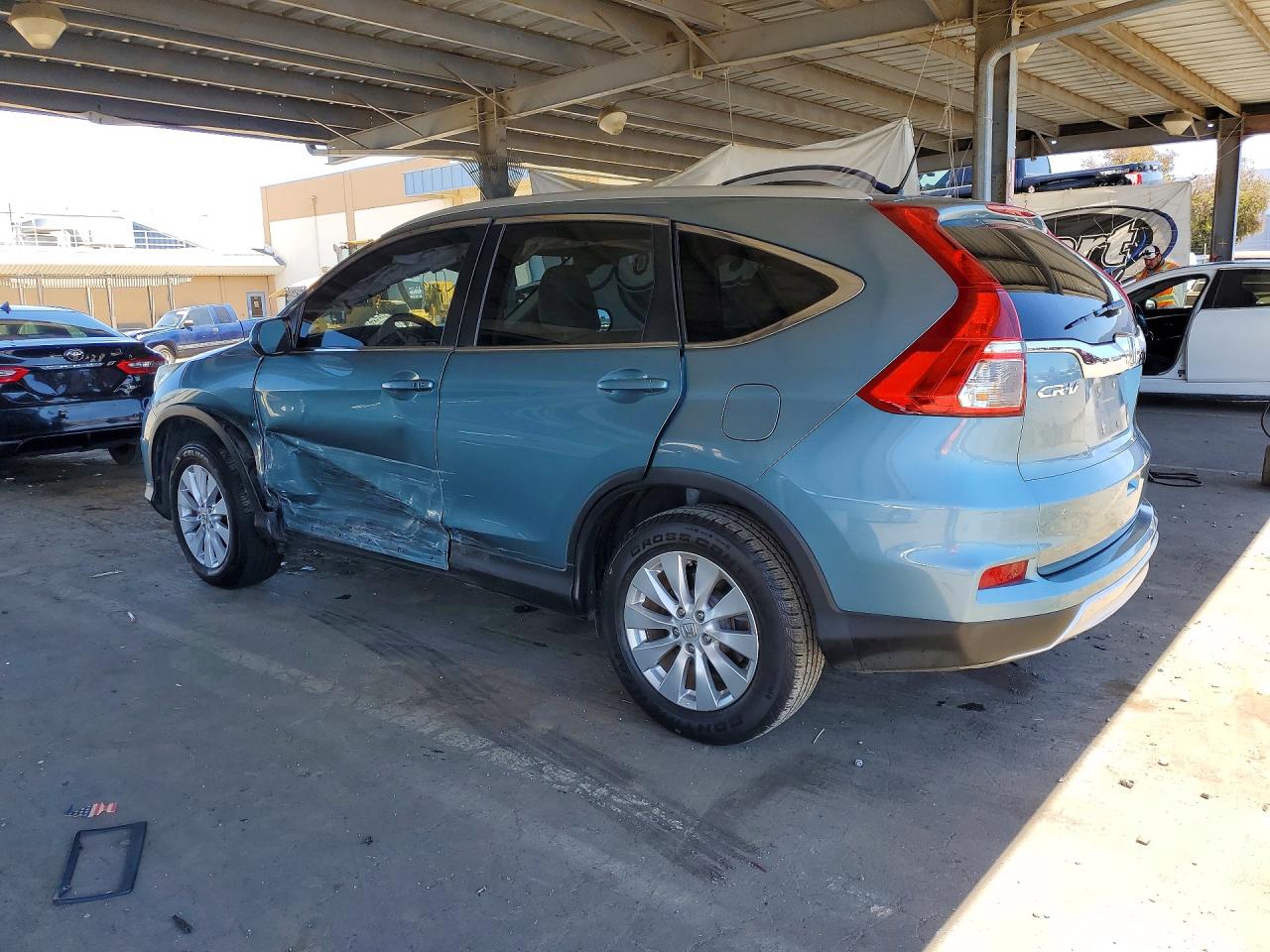 2015 Honda Cr-v Ex Gray vin: 2HKRM3H53FH542539
