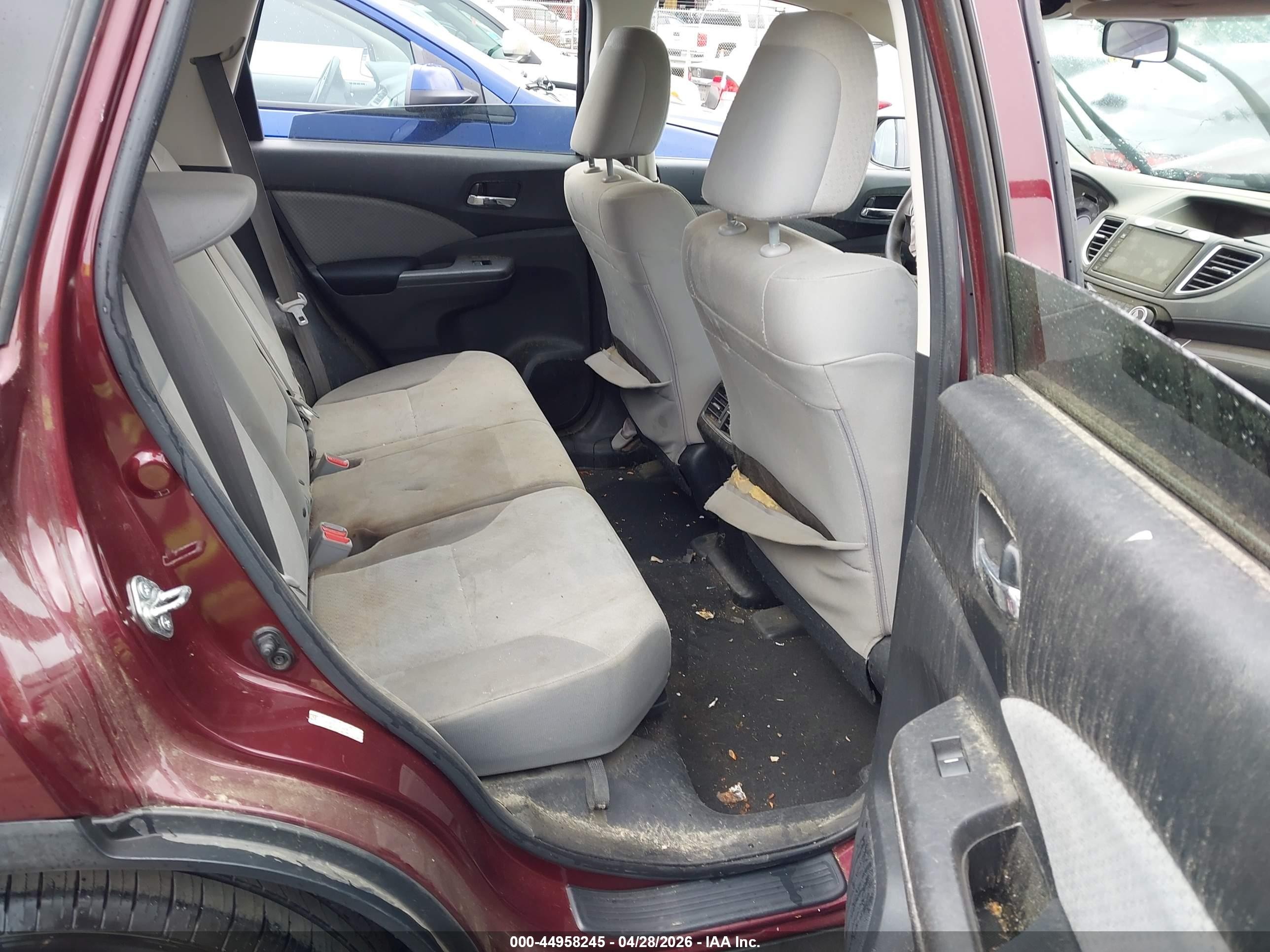 2015 Honda Cr-v Ex Burgundy vin: 2HKRM3H53FH549216