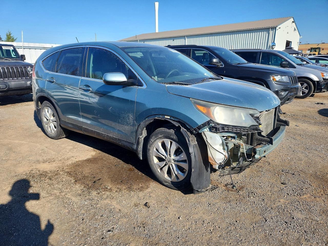 2013 Honda Cr-v Ex Blue vin: 2HKRM3H54DH001092