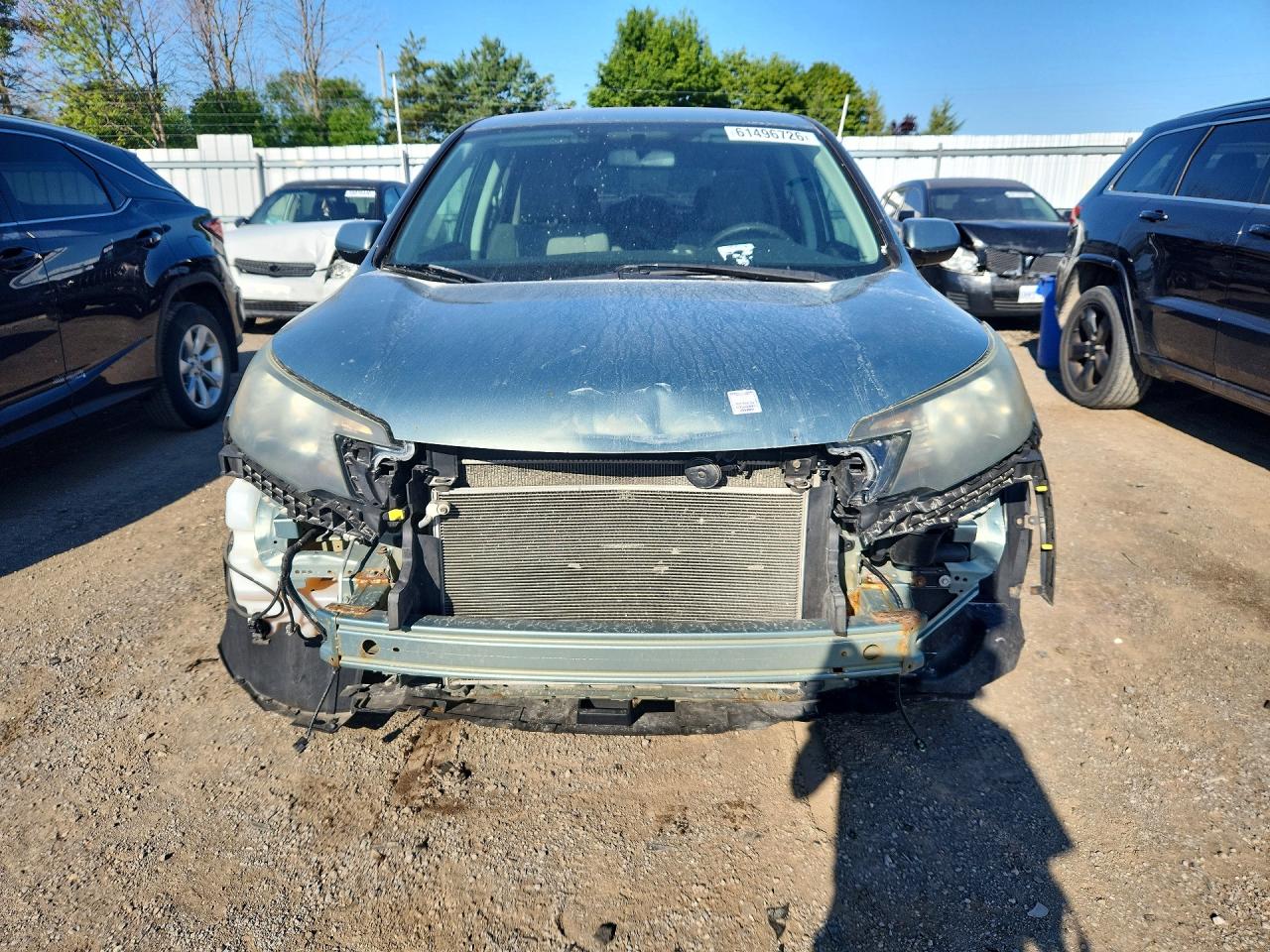 2013 Honda Cr-v Ex Blue vin: 2HKRM3H54DH001092