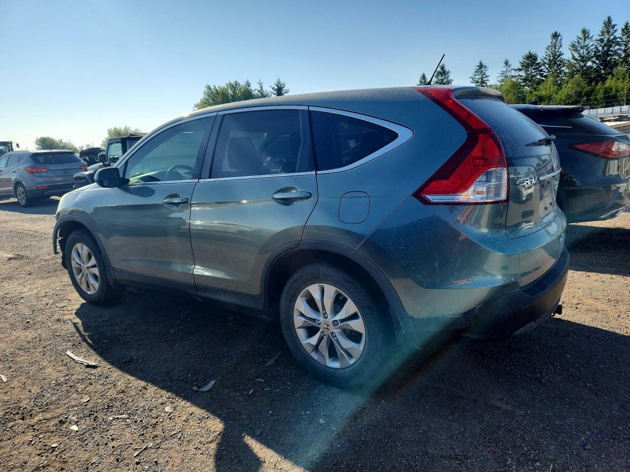2013 Honda Cr-v Ex Blue vin: 2HKRM3H54DH001092