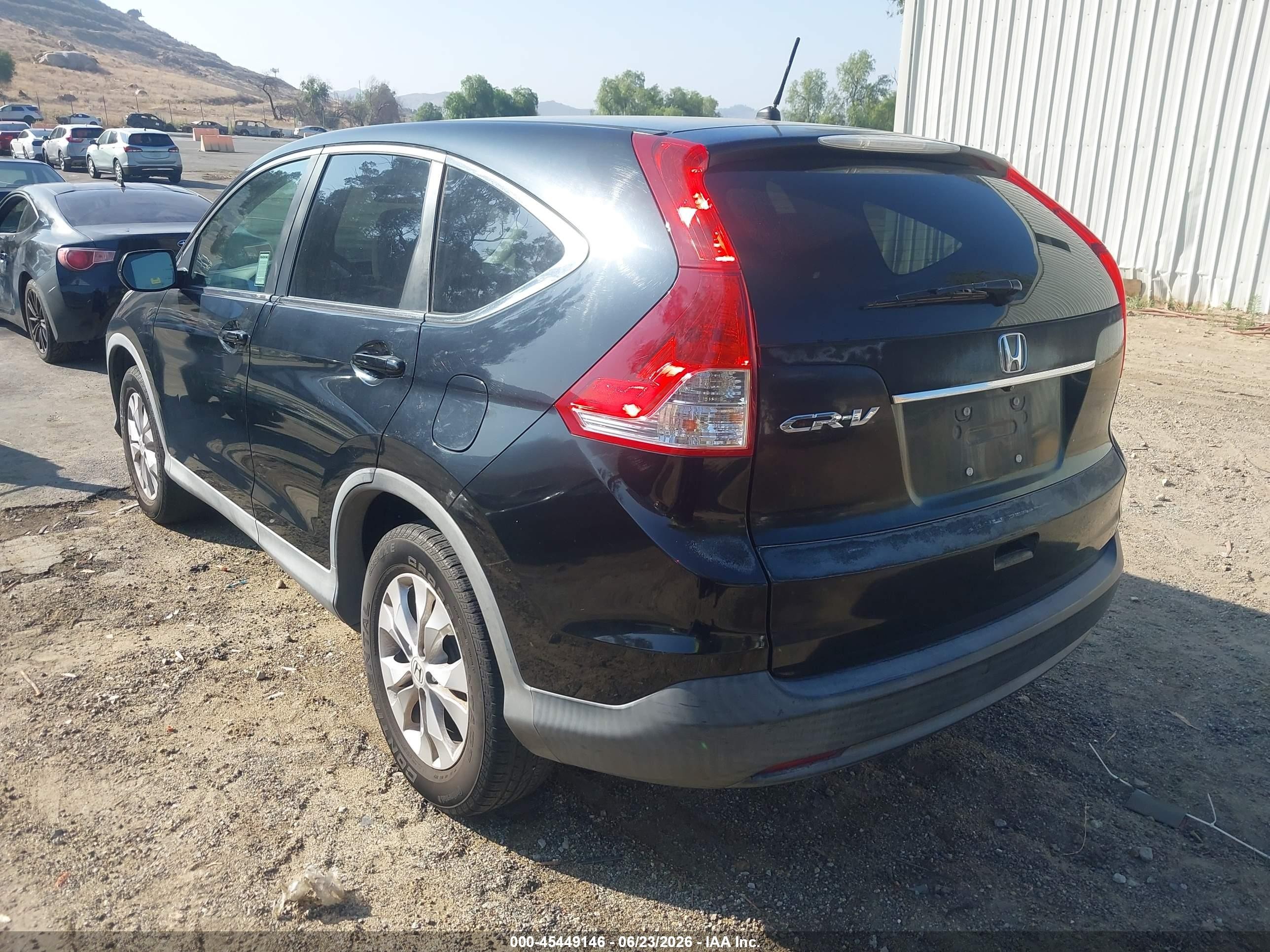 2014 Honda Cr-v Ex Black vin: 2HKRM3H54EH502291