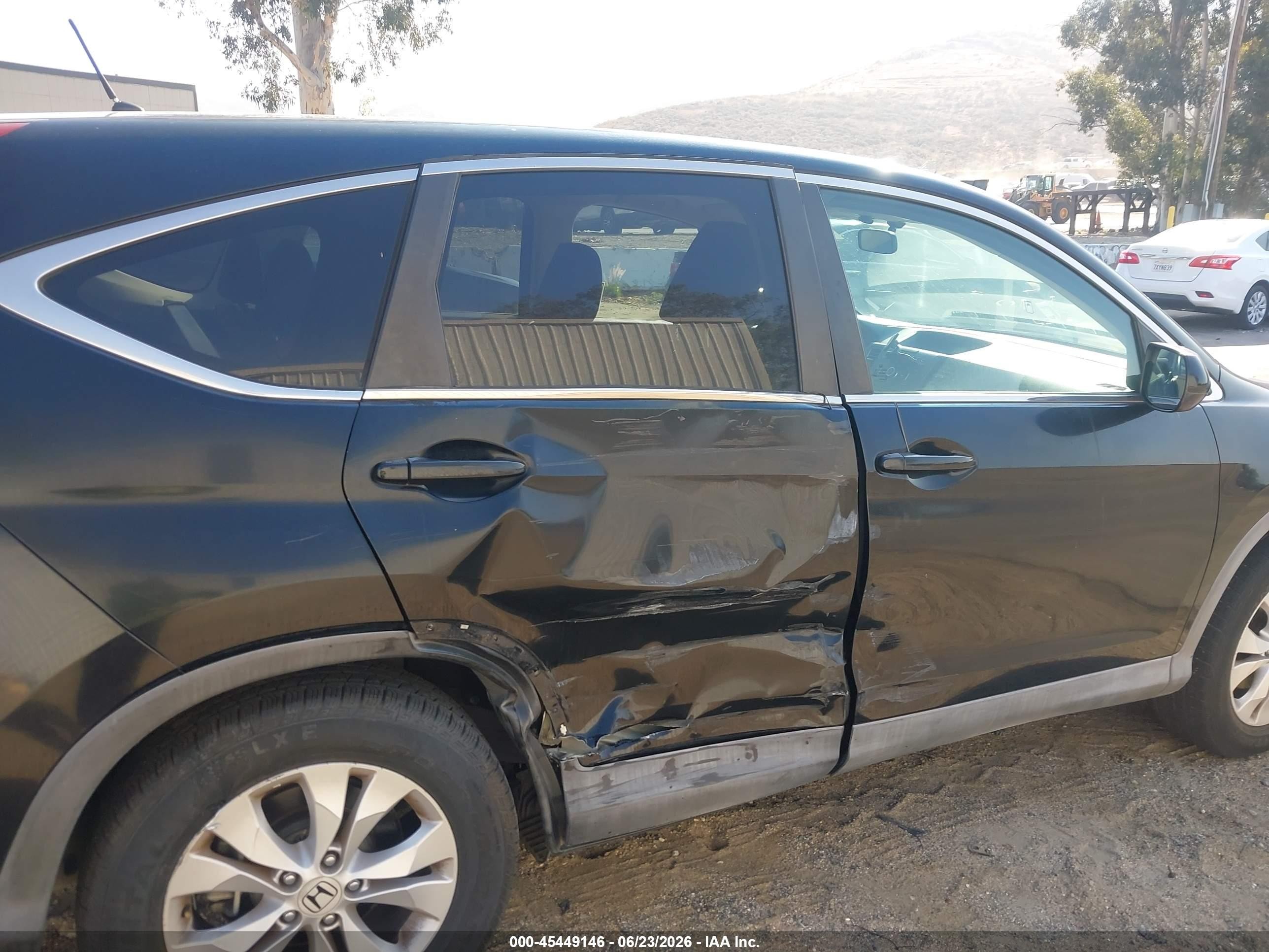 2014 Honda Cr-v Ex Black vin: 2HKRM3H54EH502291