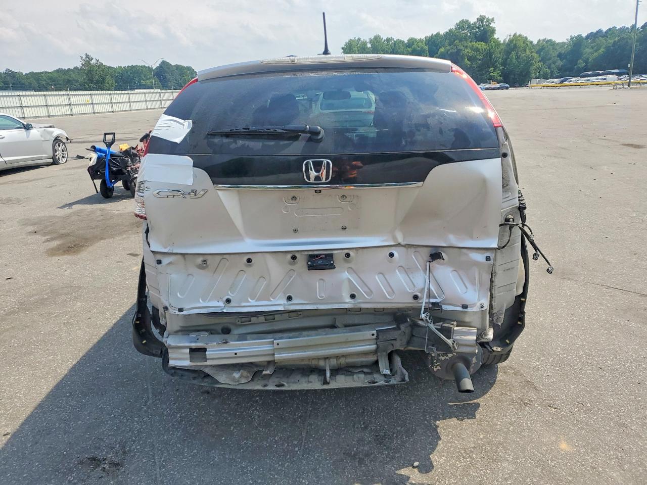 2014 Honda Cr-v Ex Silver vin: 2HKRM3H54EH565035