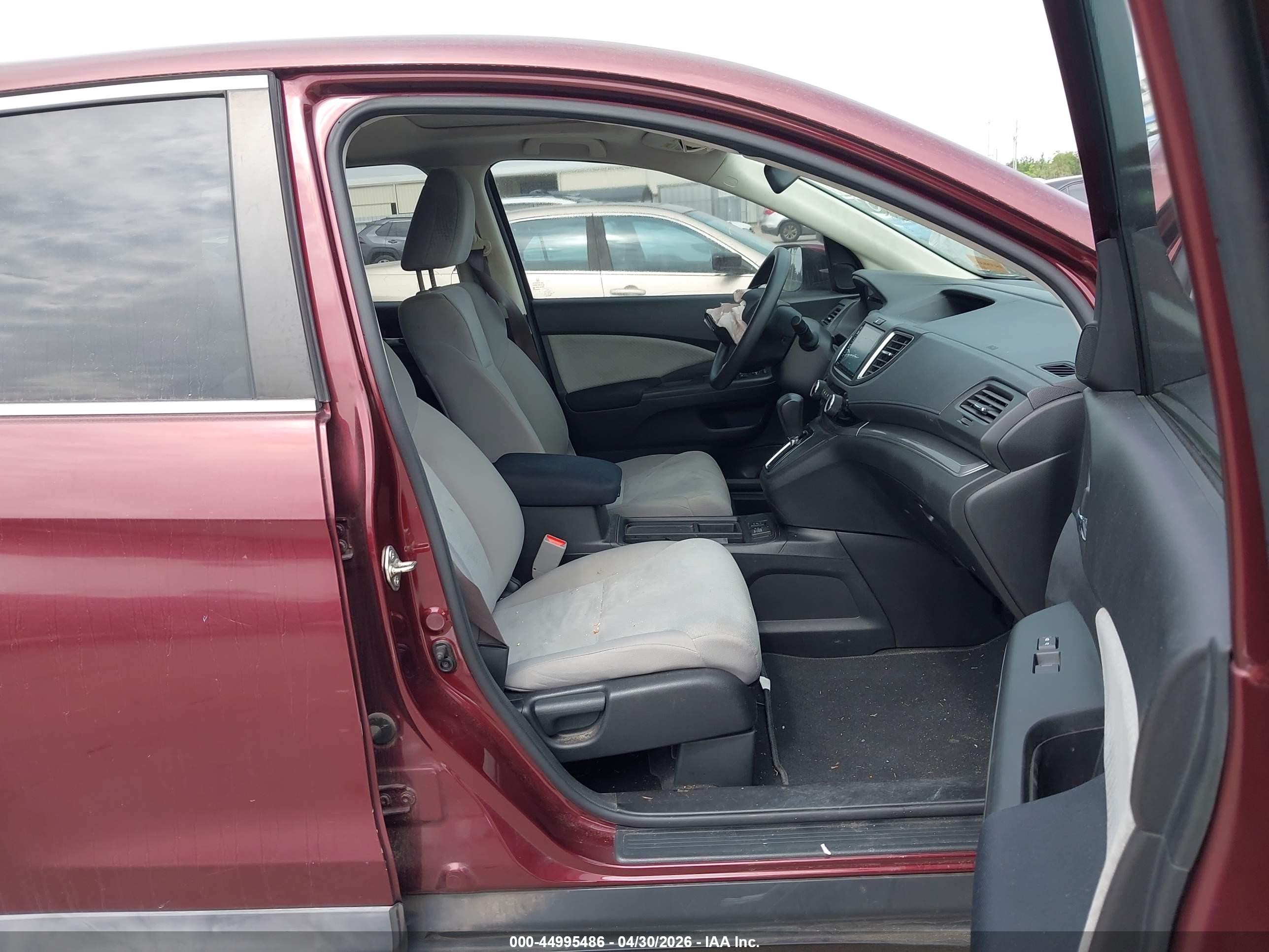 2015 Honda Cr-v Ex Burgundy vin: 2HKRM3H54FH515690