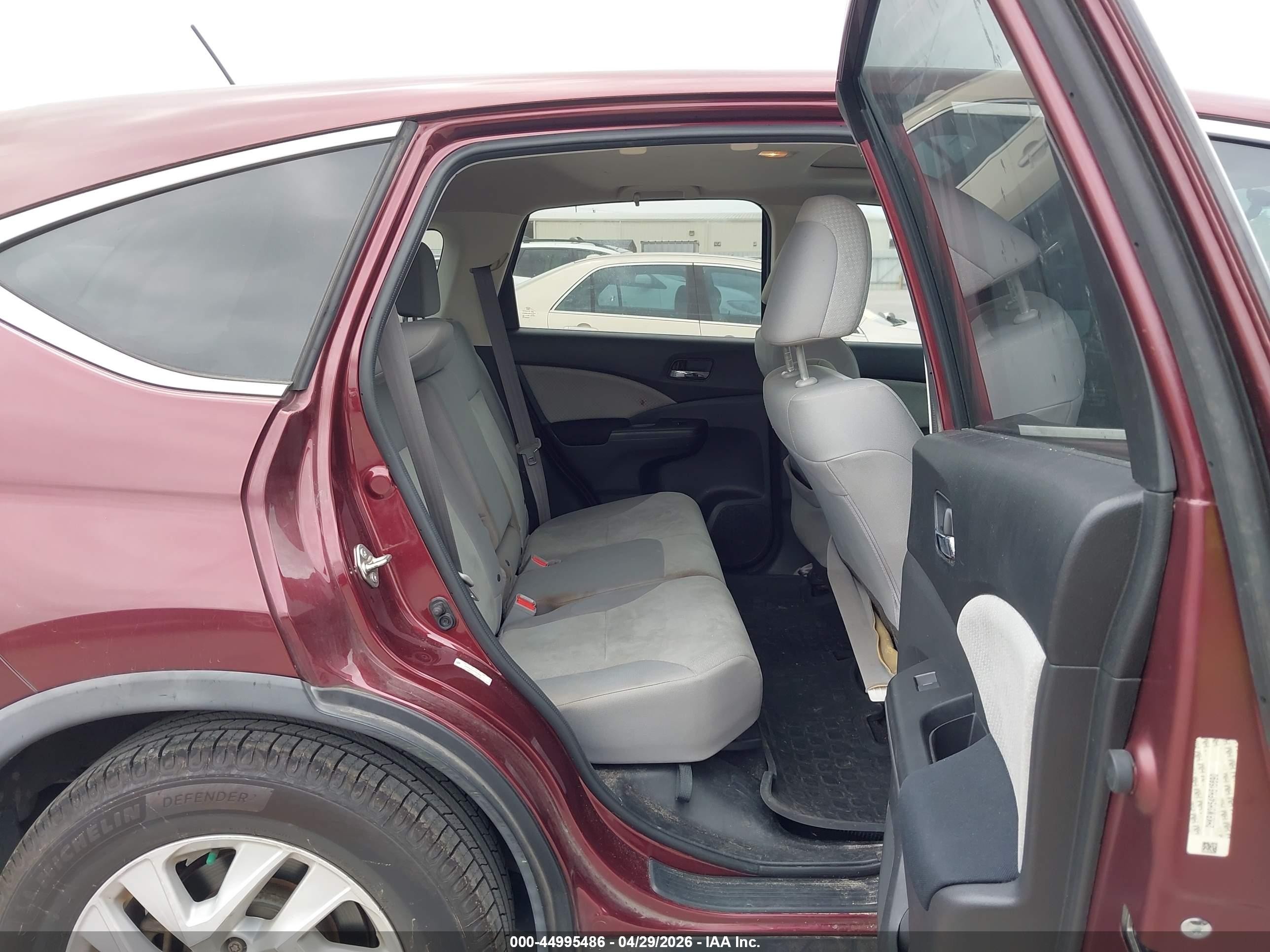 2015 Honda Cr-v Ex Burgundy vin: 2HKRM3H54FH515690