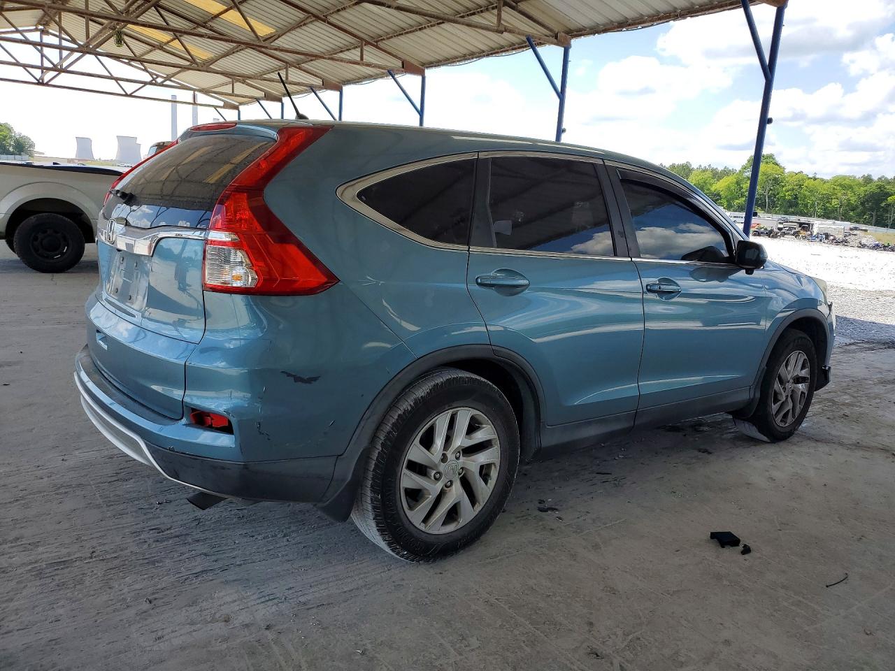 2015 Honda Cr-v Ex Blue vin: 2HKRM3H54FH524681