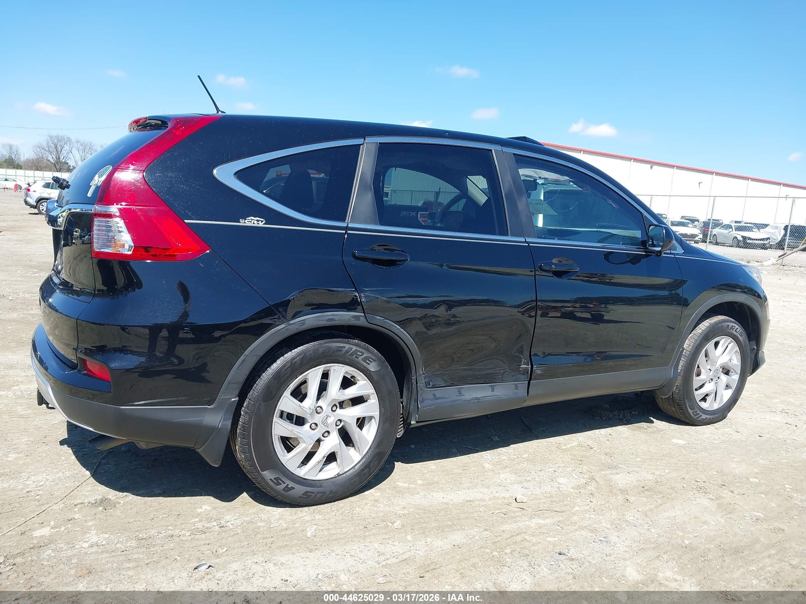 2015 Honda Cr-v Ex Black vin: 2HKRM3H54FH530223
