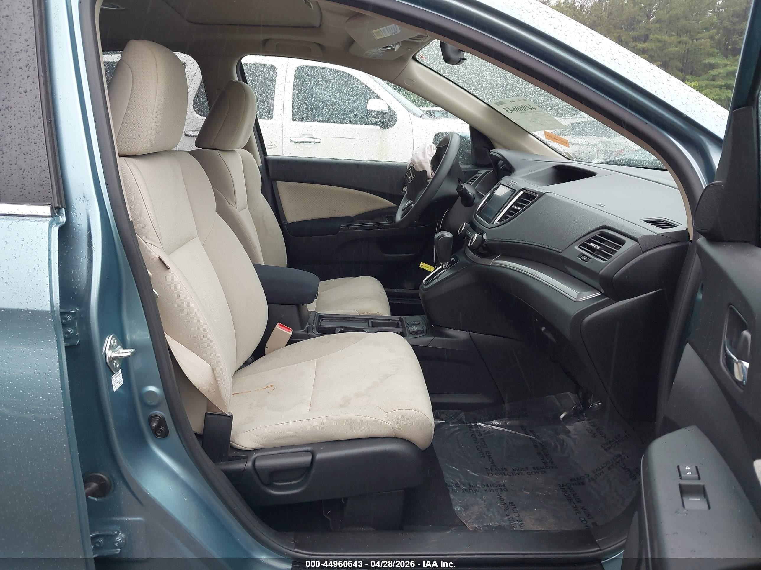 2015 Honda Cr-v Ex Light Blue vin: 2HKRM3H54FH540850