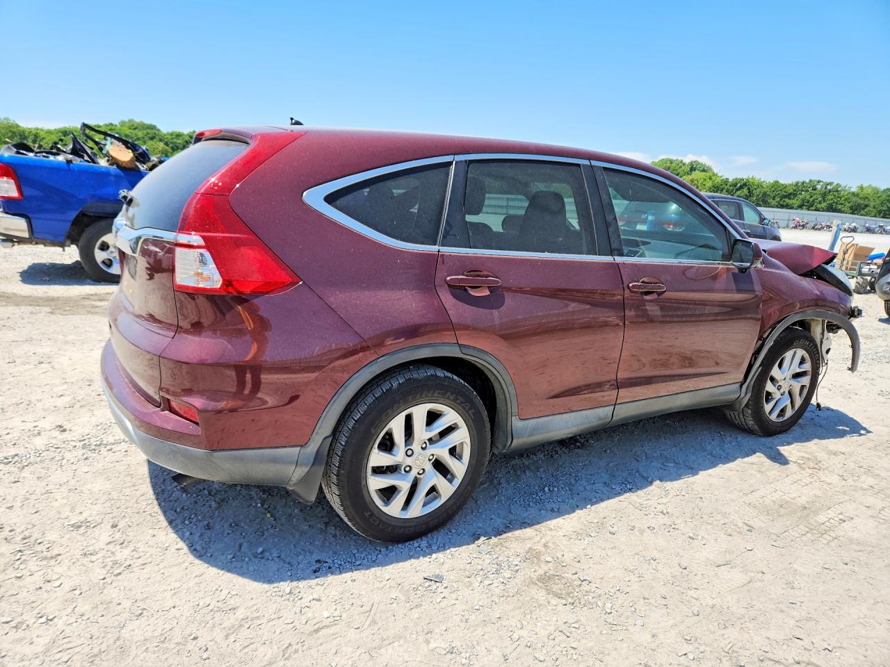 2015 Honda Cr-v Ex Burgundy vin: 2HKRM3H54FH542954