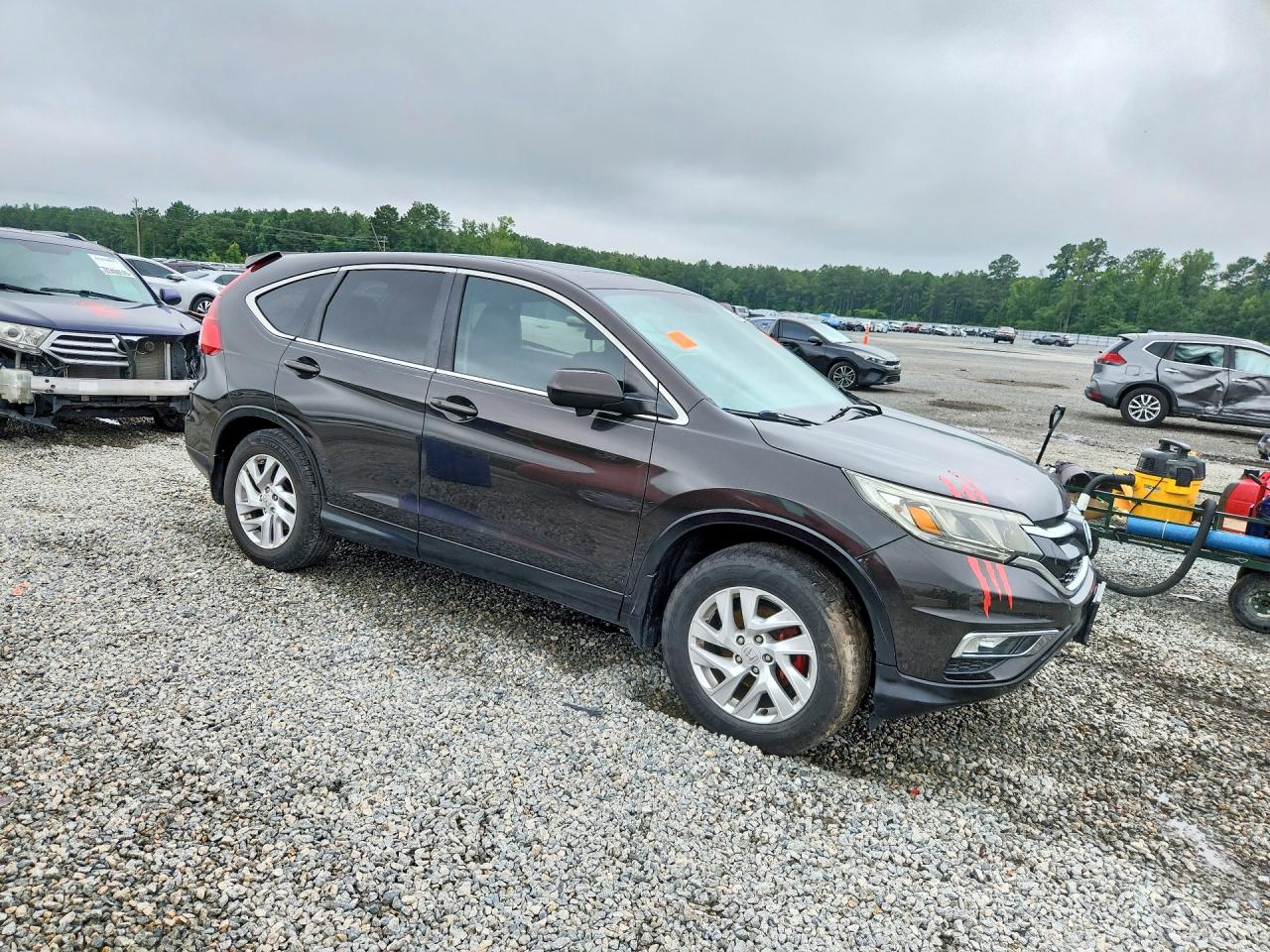 2015 Honda Cr-v Ex Charcoal vin: 2HKRM3H54FH551623