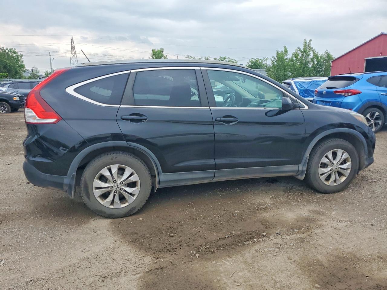 2013 Honda Cr-v Ex Black vin: 2HKRM3H55DH000369
