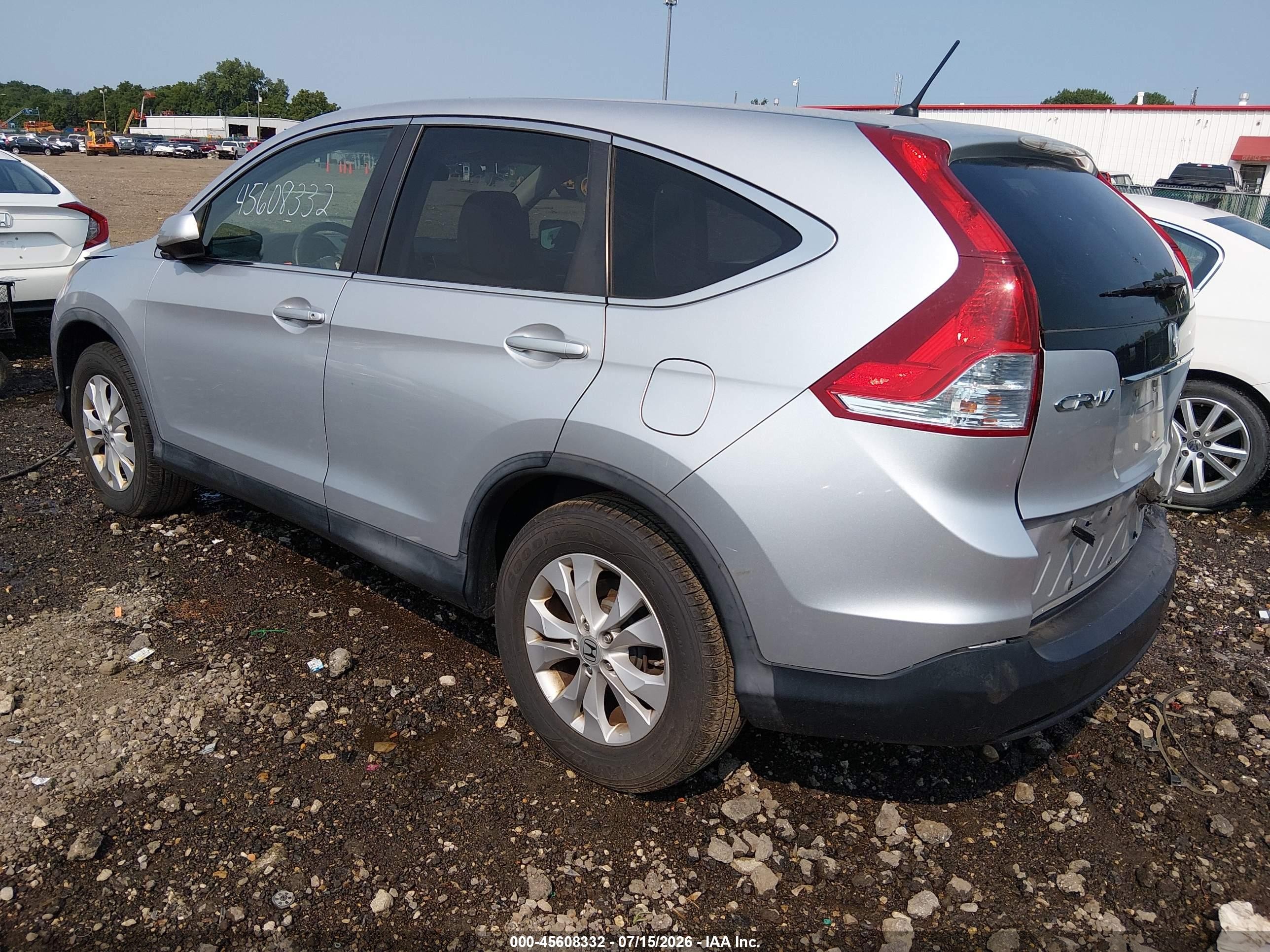 2013 Honda Cr-v Ex Silver vin: 2HKRM3H55DH511127