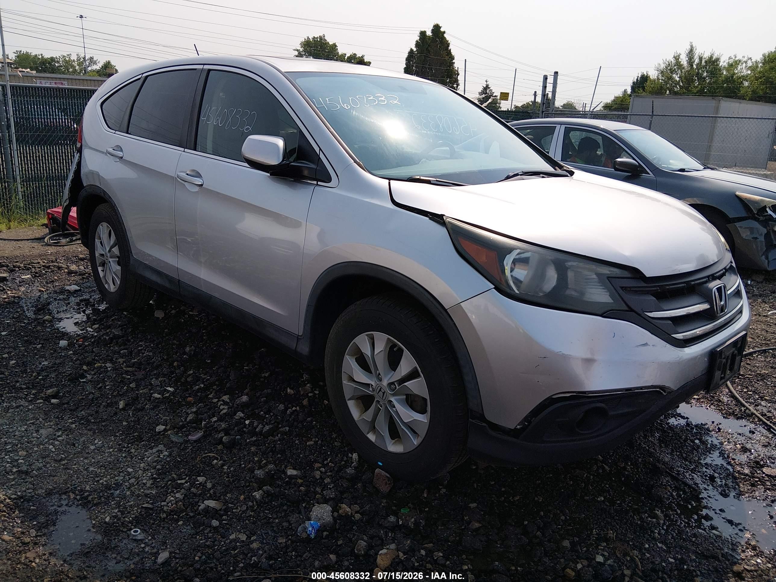 2013 Honda Cr-v Ex Silver vin: 2HKRM3H55DH511127
