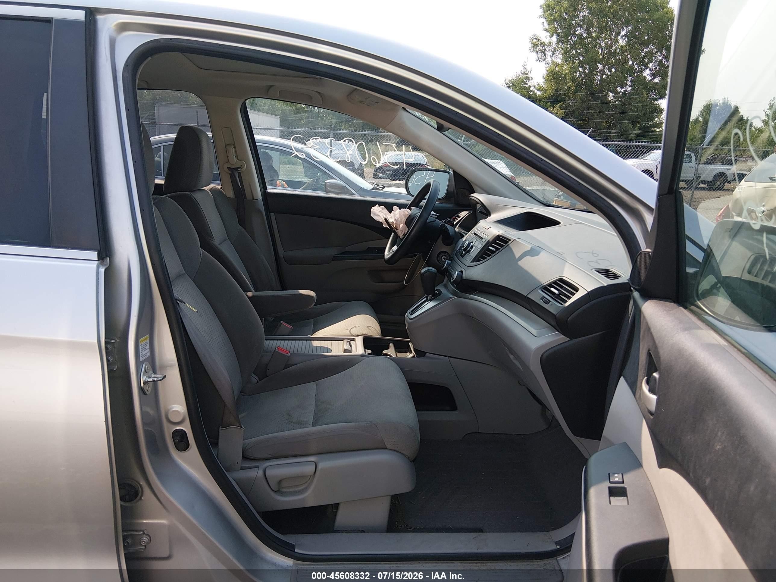 2013 Honda Cr-v Ex Silver vin: 2HKRM3H55DH511127