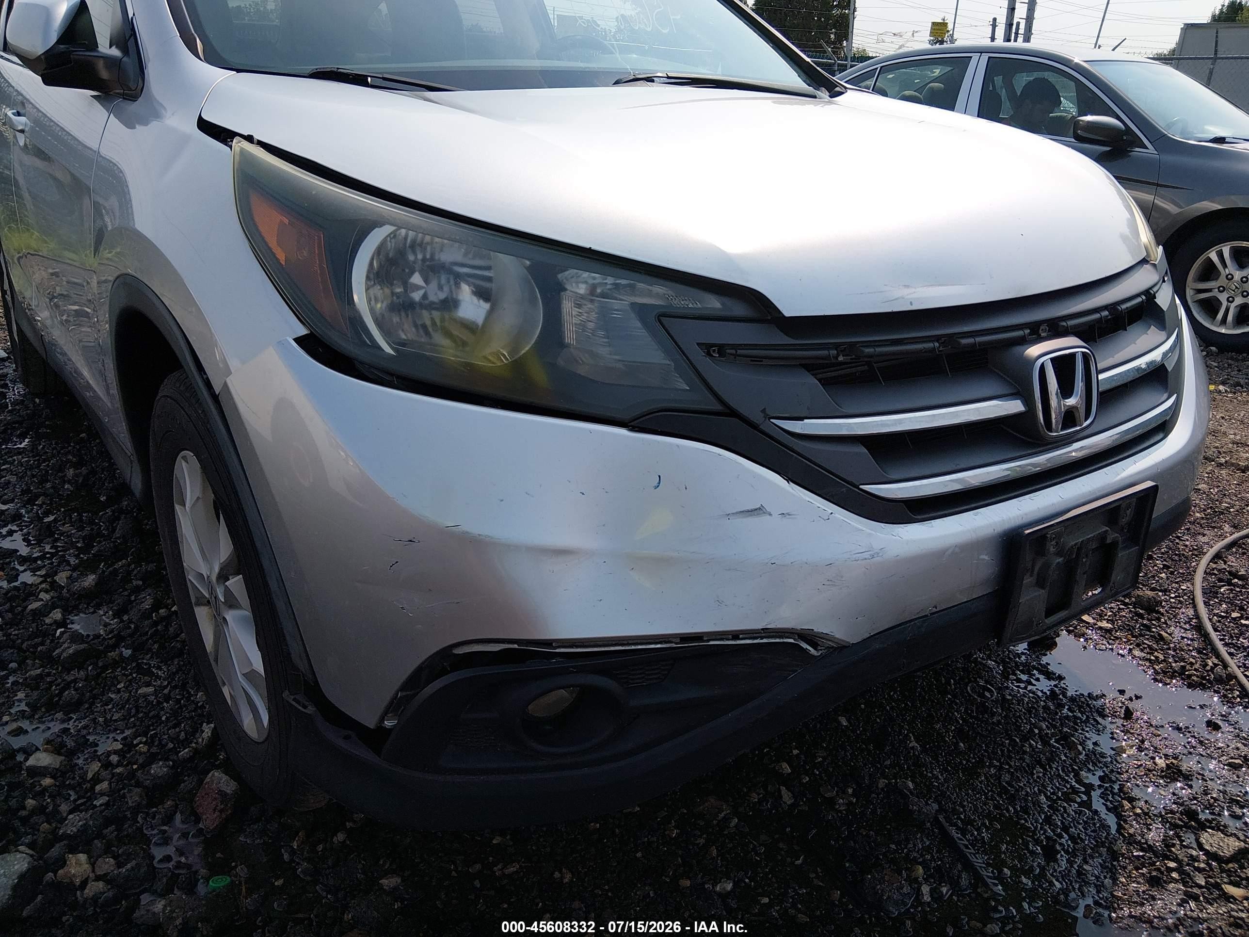 2013 Honda Cr-v Ex Silver vin: 2HKRM3H55DH511127