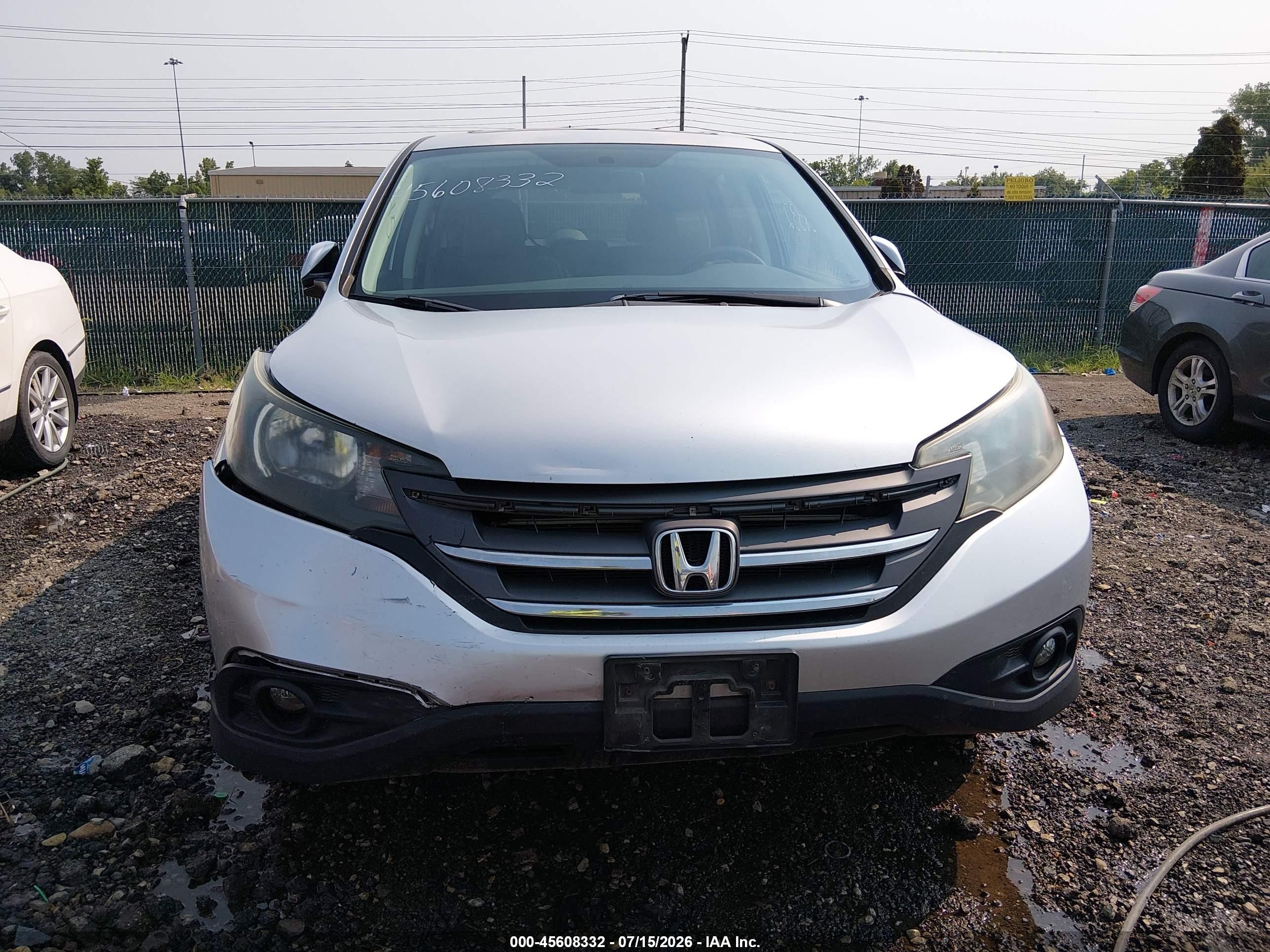 2013 Honda Cr-v Ex Silver vin: 2HKRM3H55DH511127