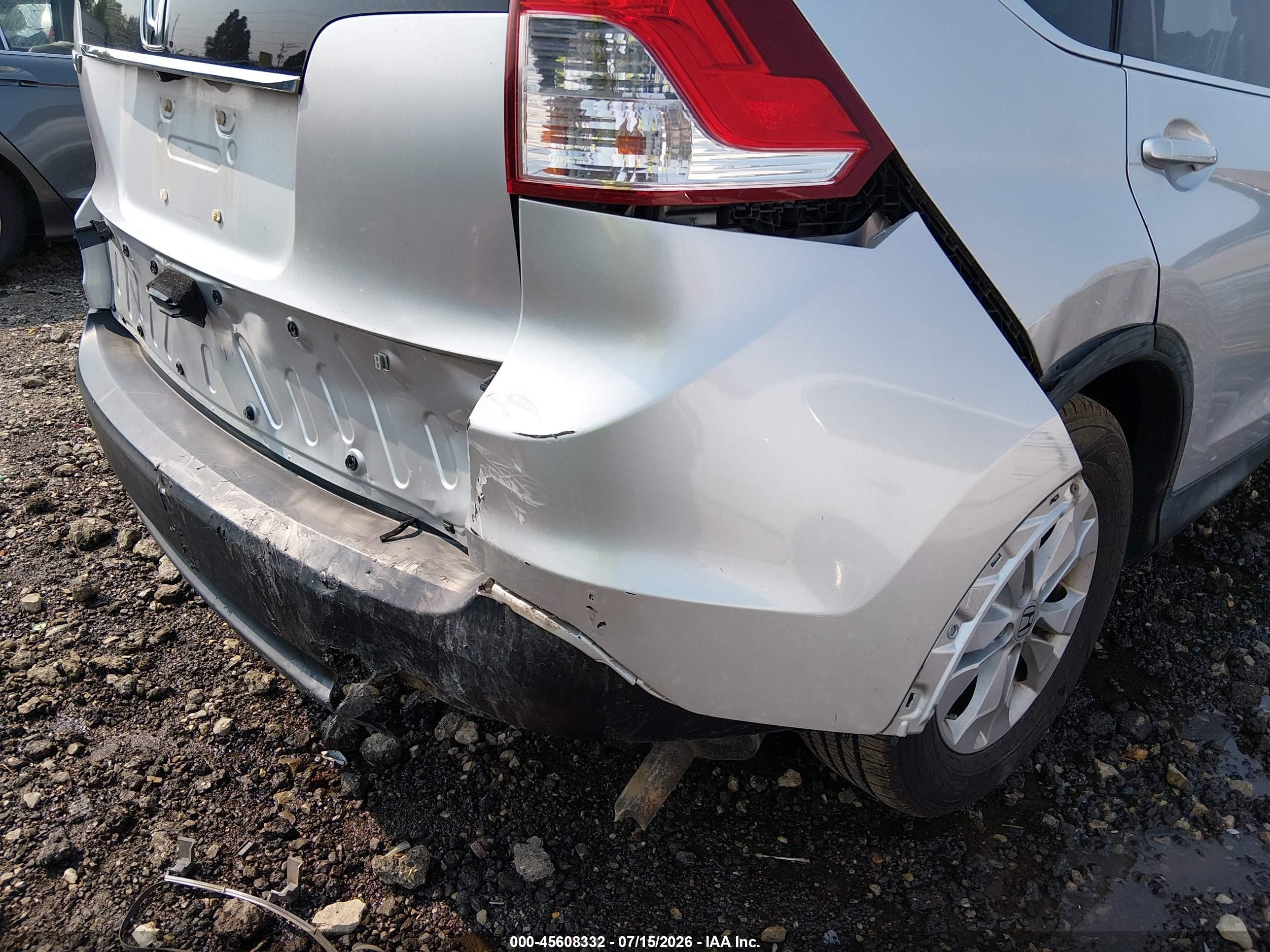 2013 Honda Cr-v Ex Silver vin: 2HKRM3H55DH511127