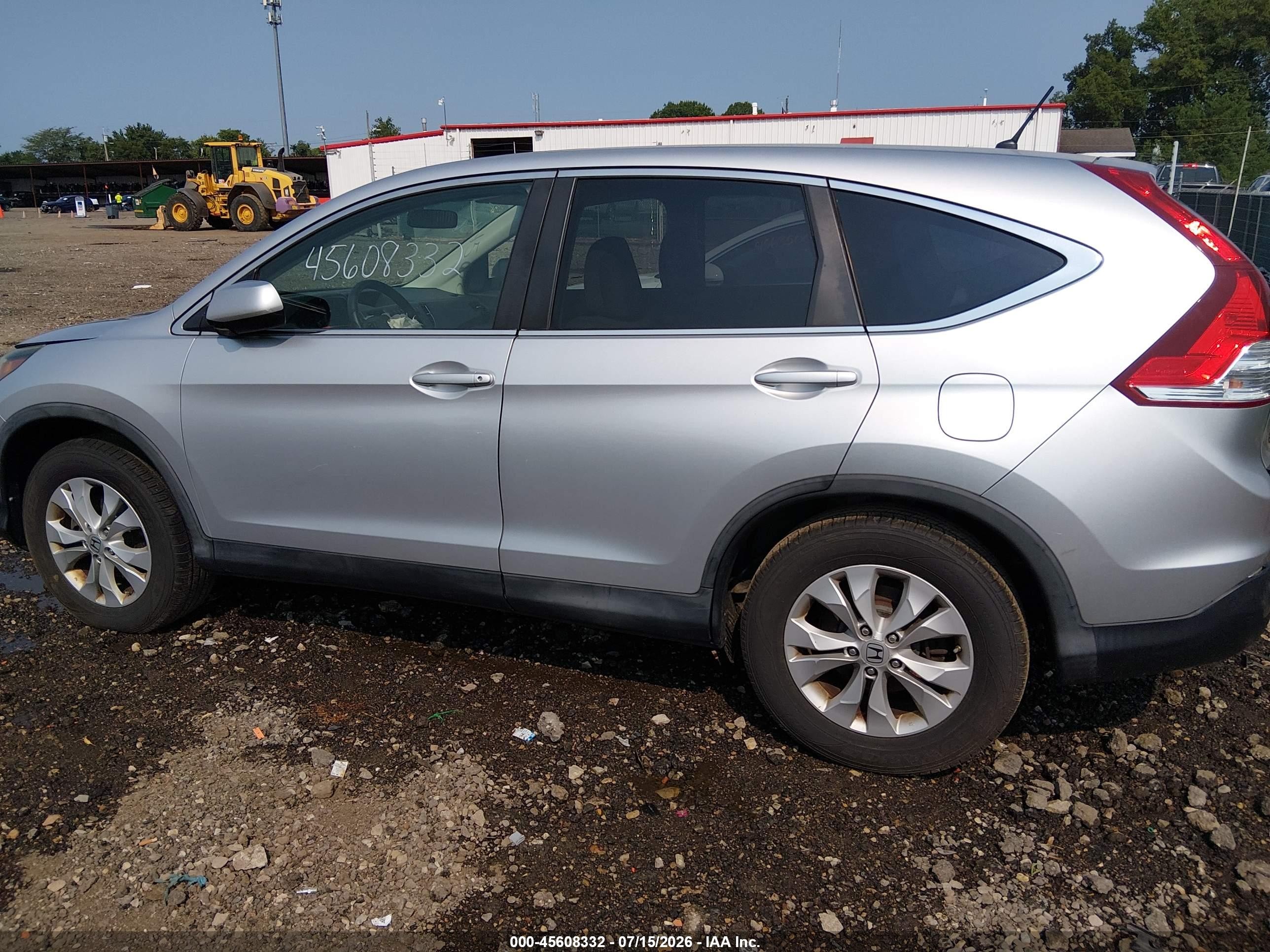 2013 Honda Cr-v Ex Silver vin: 2HKRM3H55DH511127