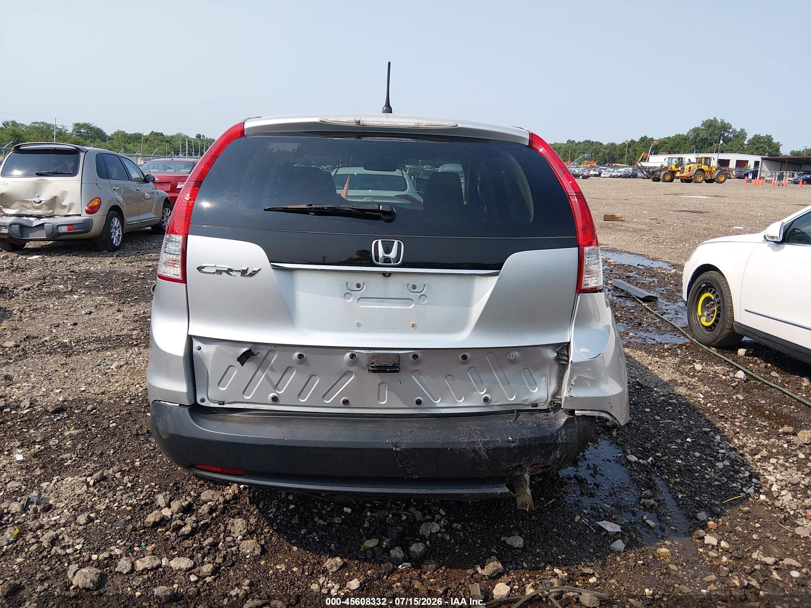 2013 Honda Cr-v Ex Silver vin: 2HKRM3H55DH511127