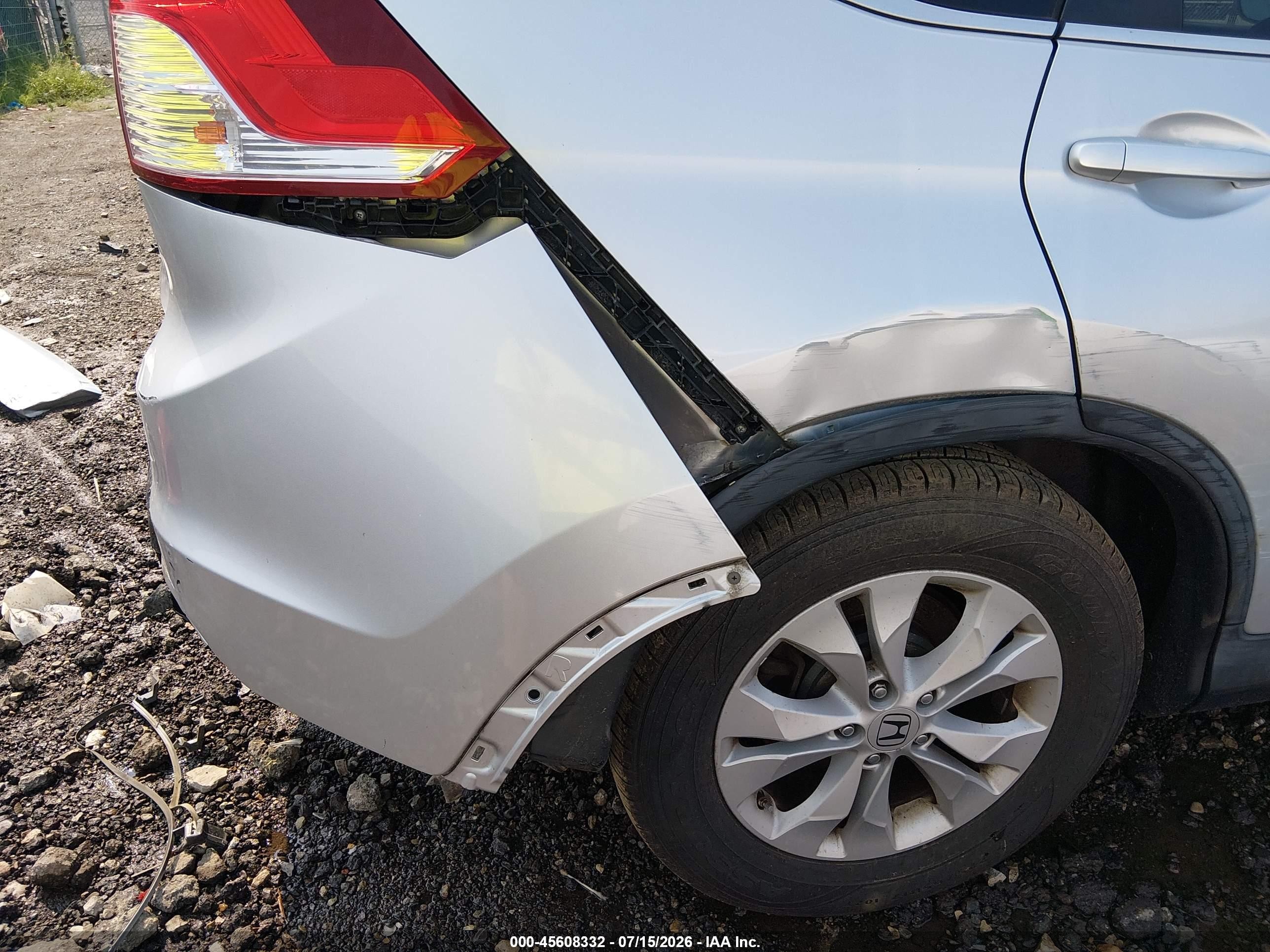 2013 Honda Cr-v Ex Silver vin: 2HKRM3H55DH511127