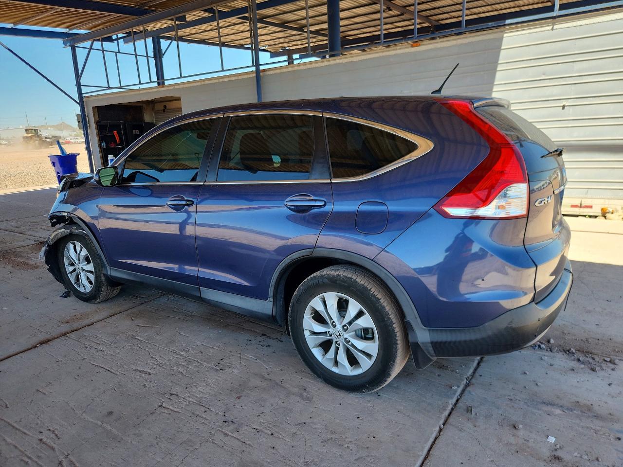 2013 Honda Cr-v Ex Blue vin: 2HKRM3H55DH512861