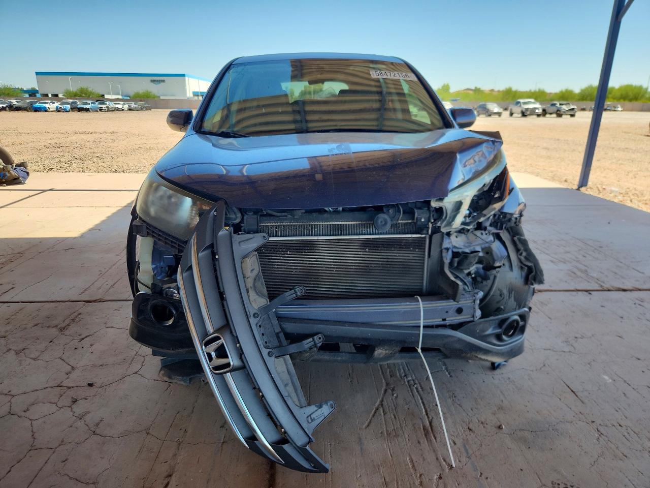 2013 Honda Cr-v Ex Blue vin: 2HKRM3H55DH512861