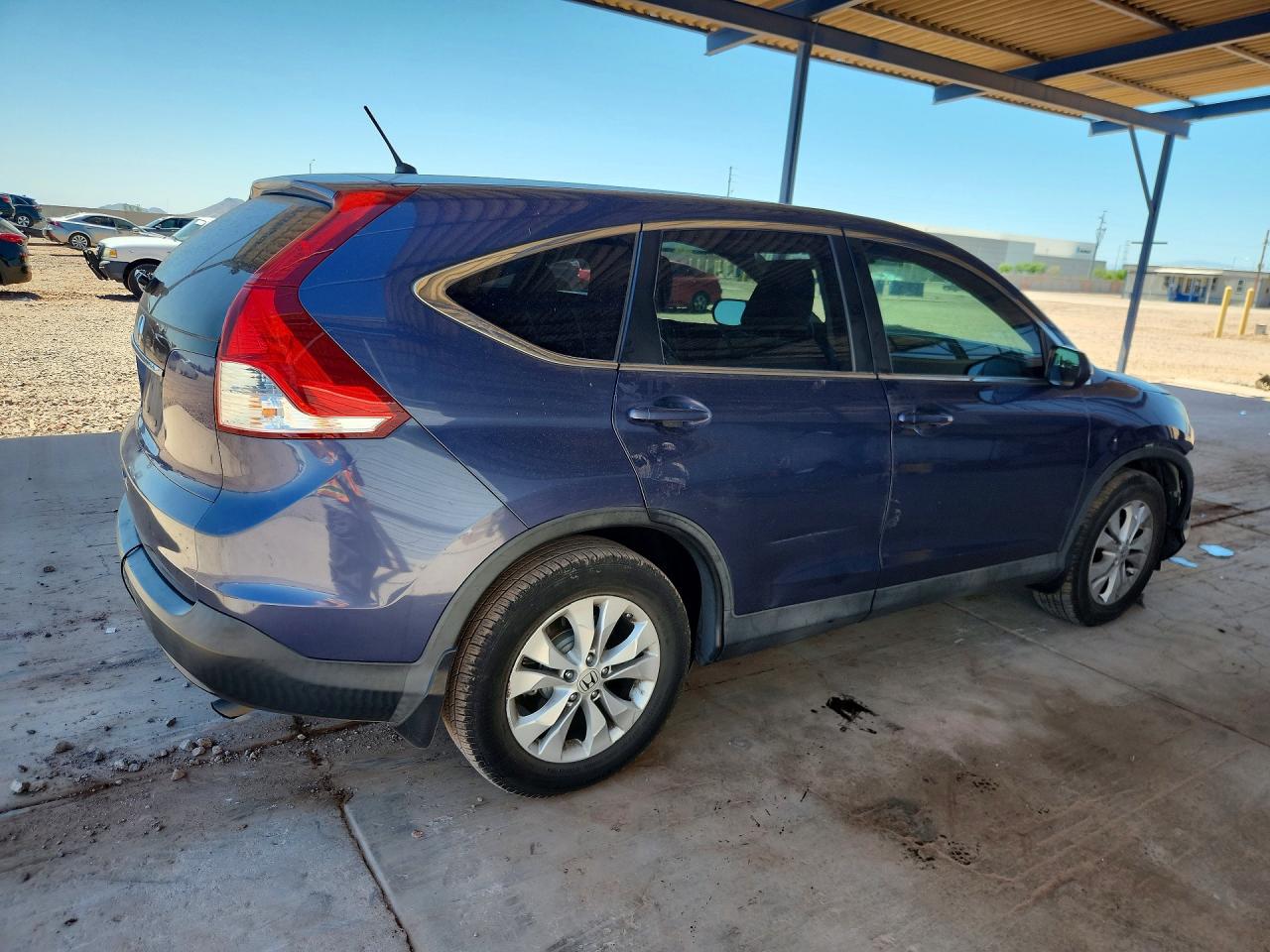 2013 Honda Cr-v Ex Blue vin: 2HKRM3H55DH512861