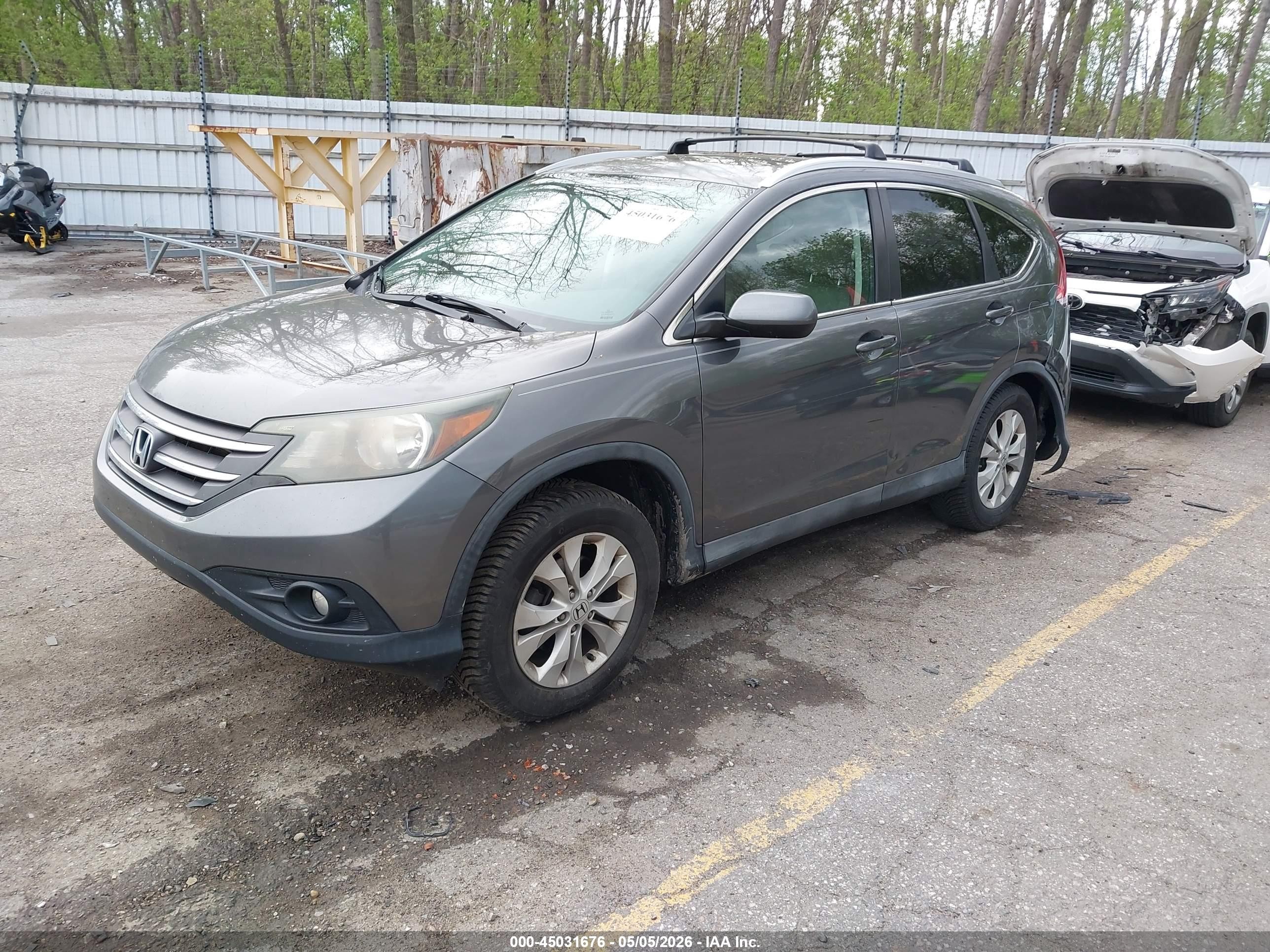 2014 Honda Cr-v Ex Серый vin: 2HKRM3H55EH542640