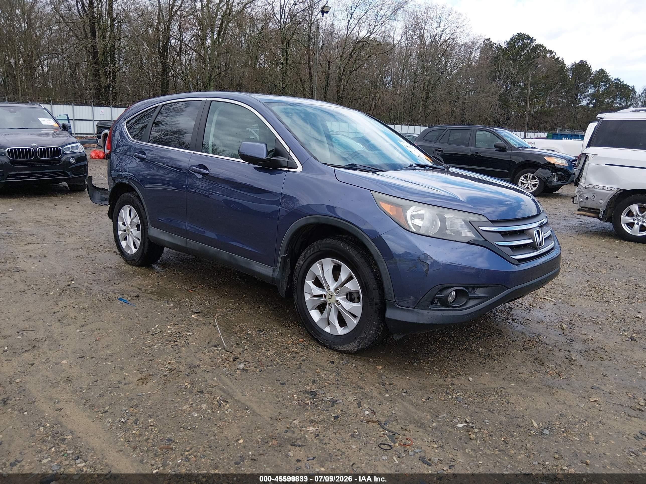 2014 Honda Cr-v Ex Blue vin: 2HKRM3H55EH547417