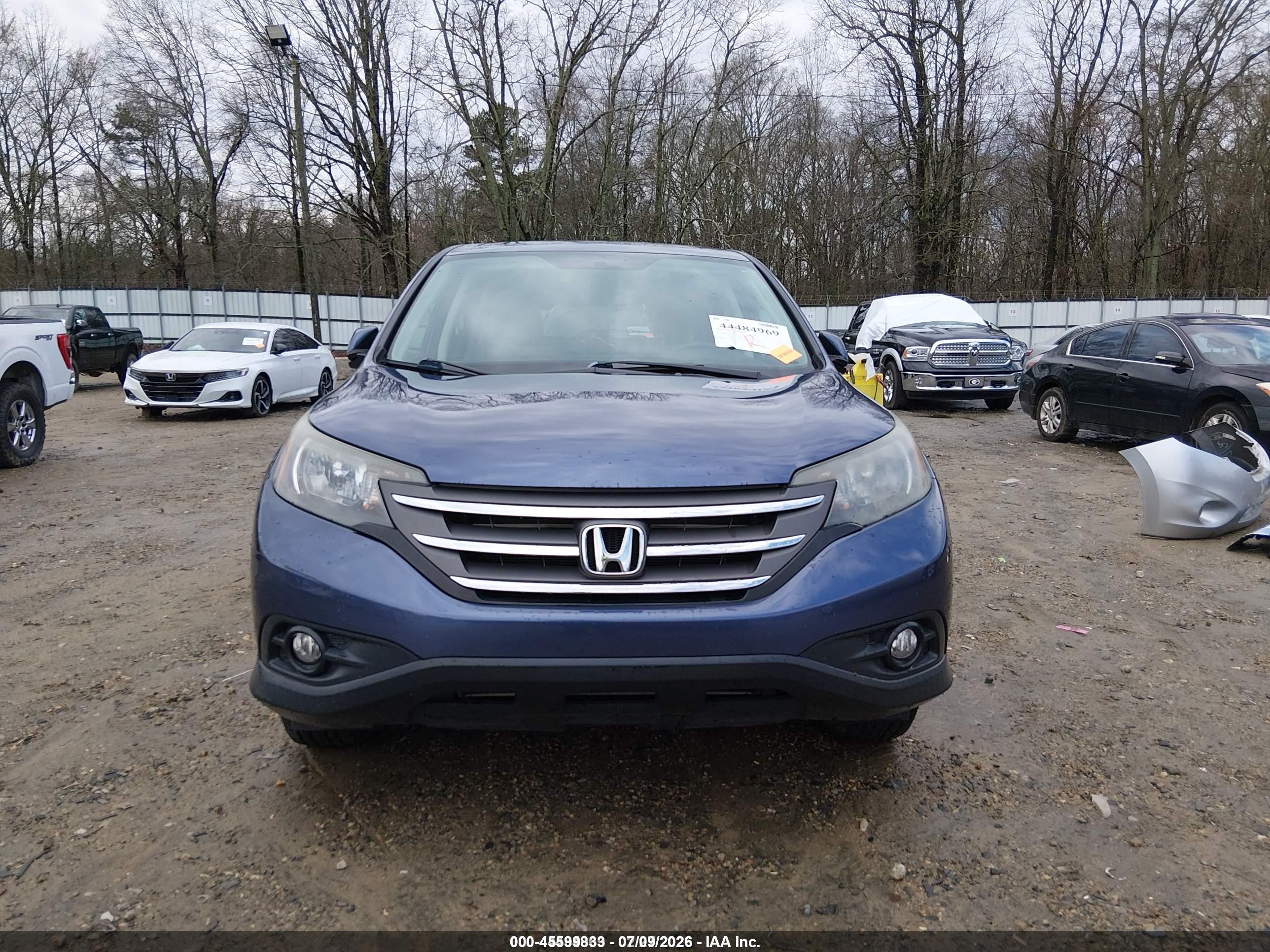 2014 Honda Cr-v Ex Синий vin: 2HKRM3H55EH547417