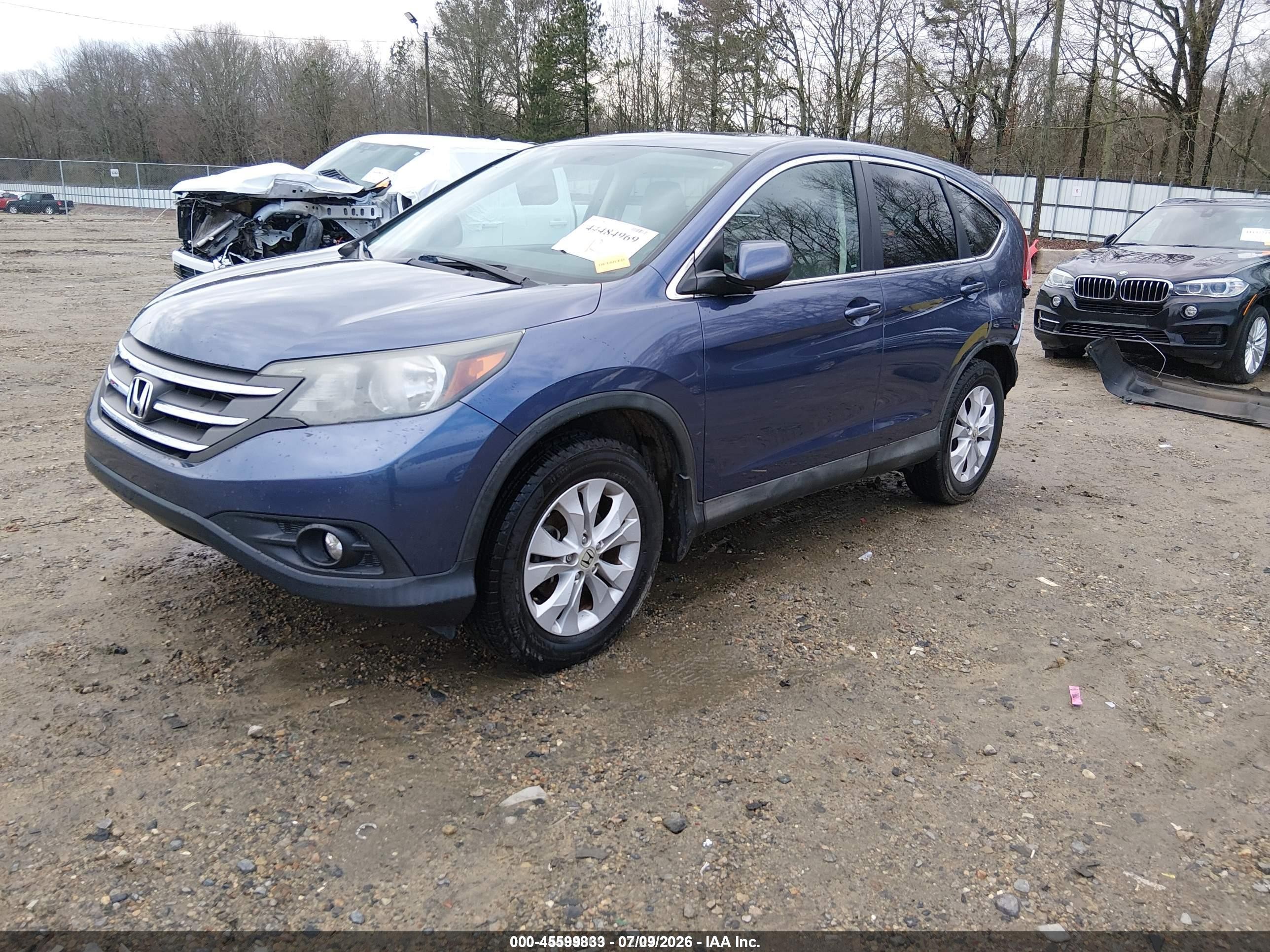2014 Honda Cr-v Ex Синий vin: 2HKRM3H55EH547417