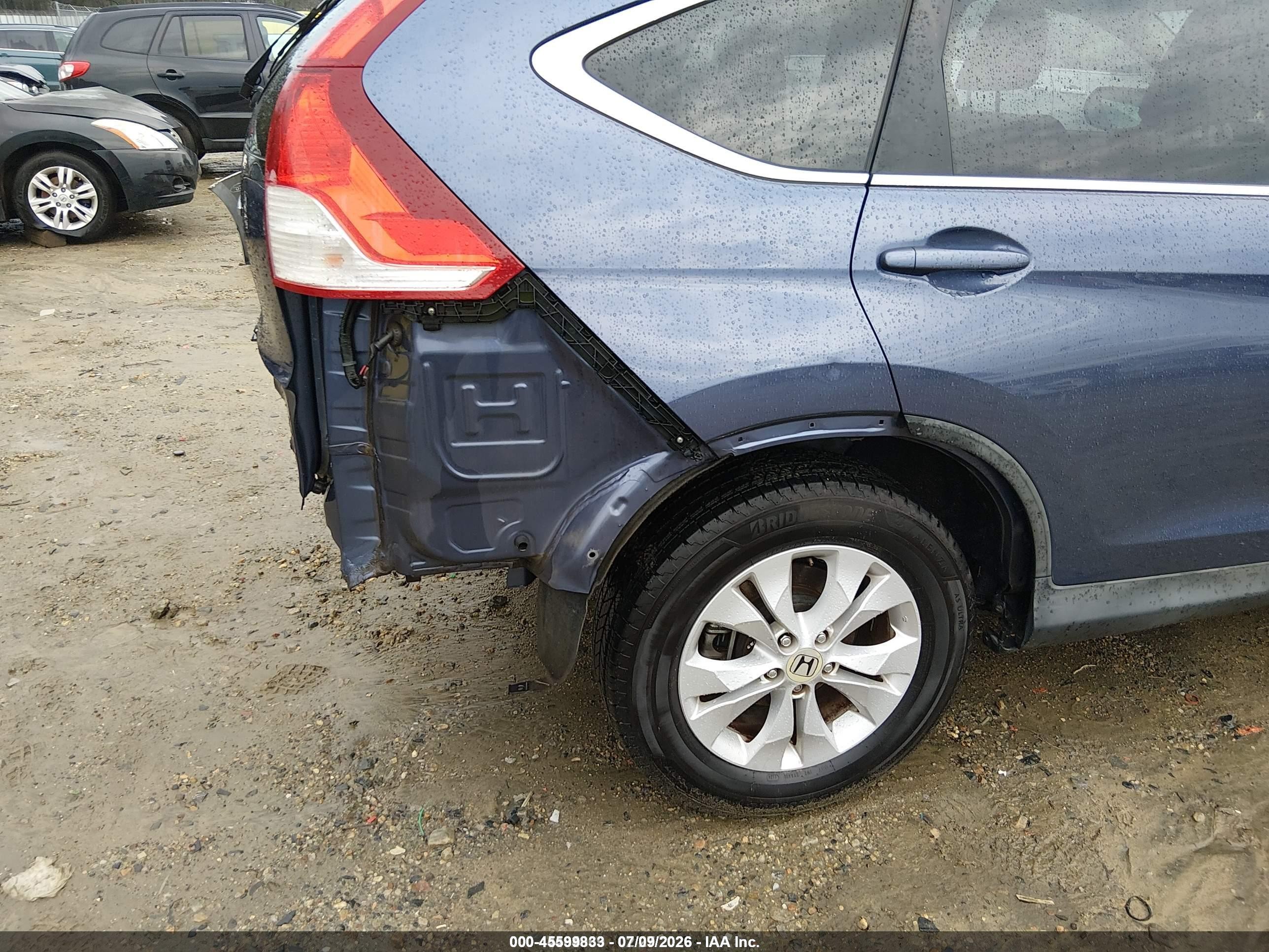 2014 Honda Cr-v Ex Синий vin: 2HKRM3H55EH547417