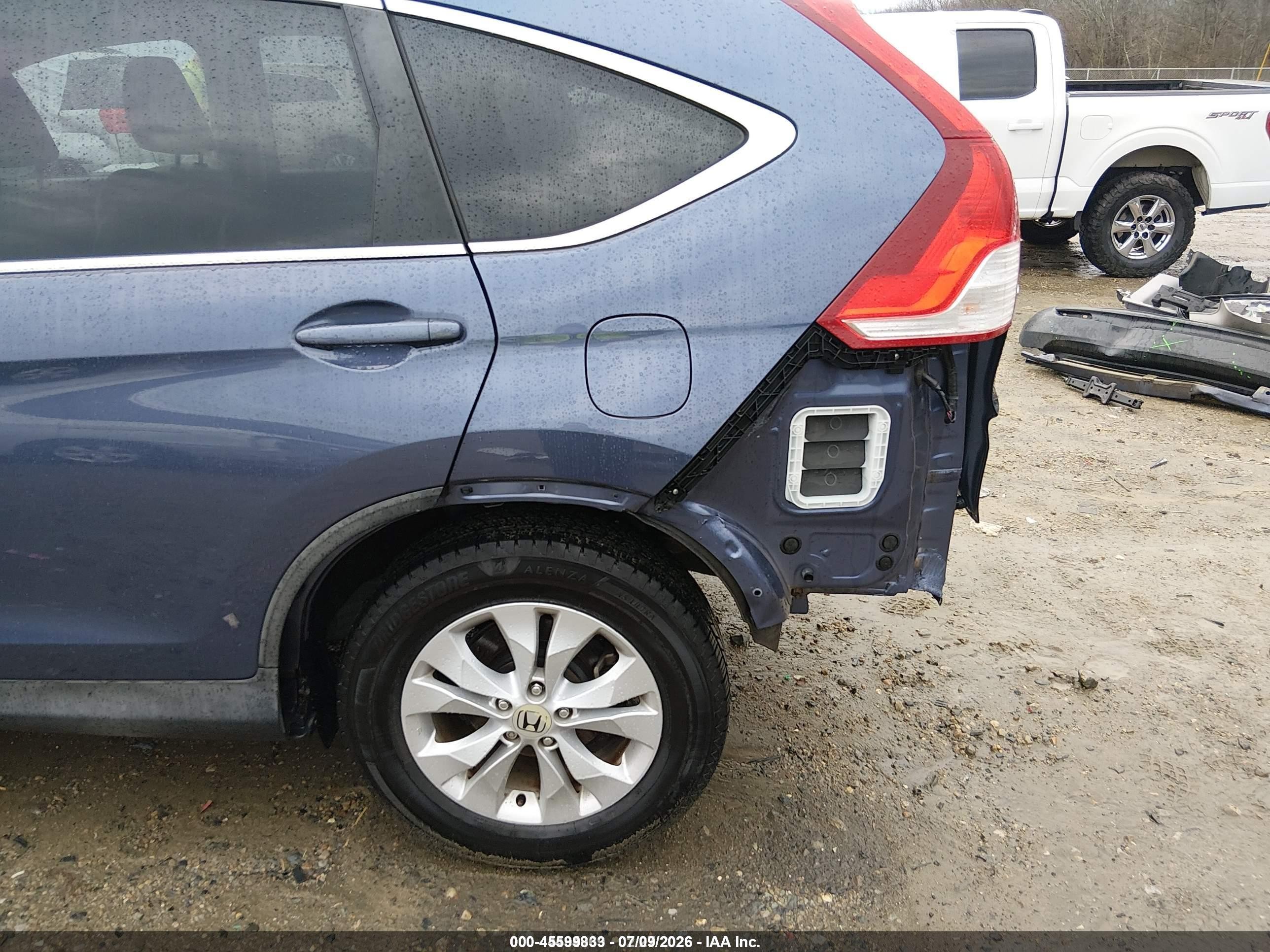 2014 Honda Cr-v Ex Синий vin: 2HKRM3H55EH547417