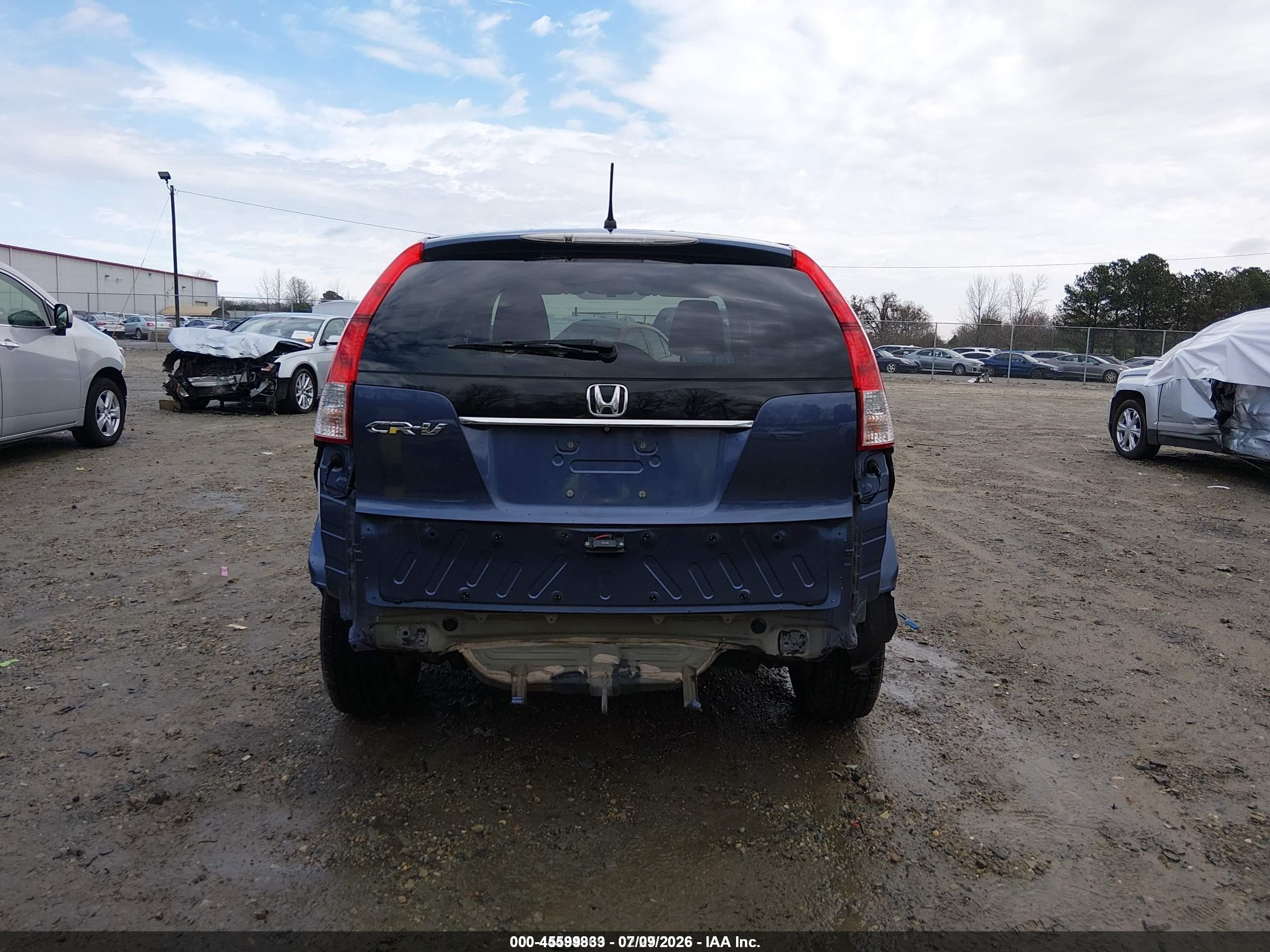 2014 Honda Cr-v Ex Синий vin: 2HKRM3H55EH547417