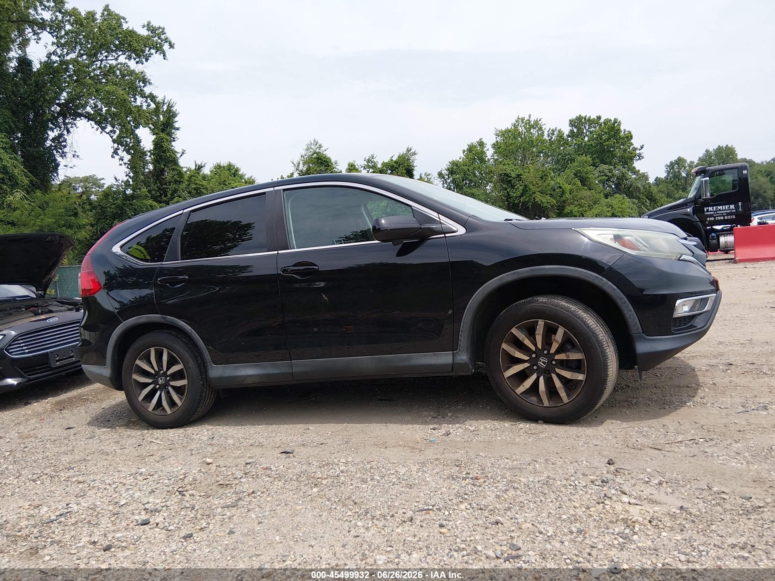 2015 Honda Cr-v Ex Black vin: 2HKRM3H55FH514628