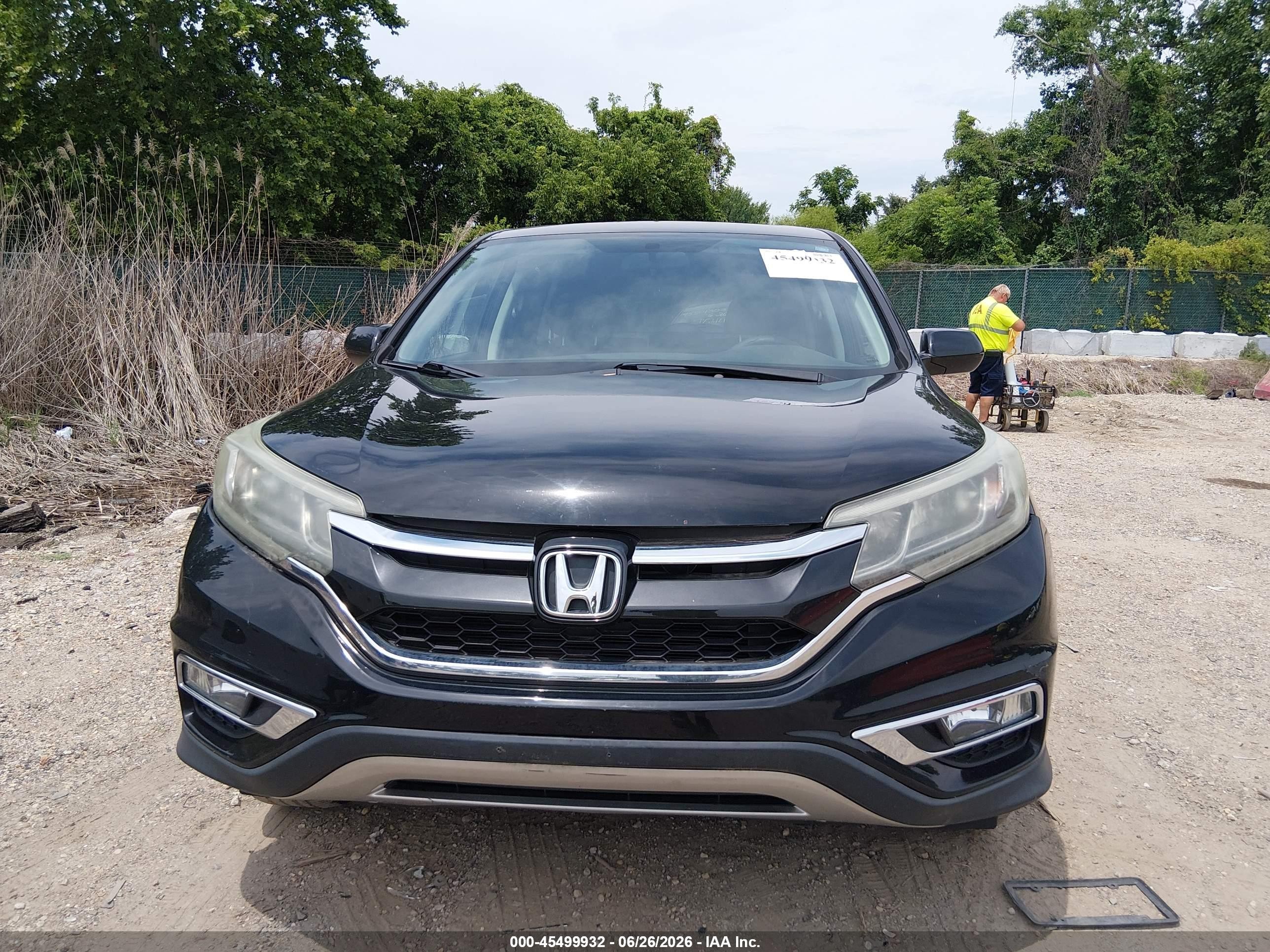 2015 Honda Cr-v Ex Black vin: 2HKRM3H55FH514628