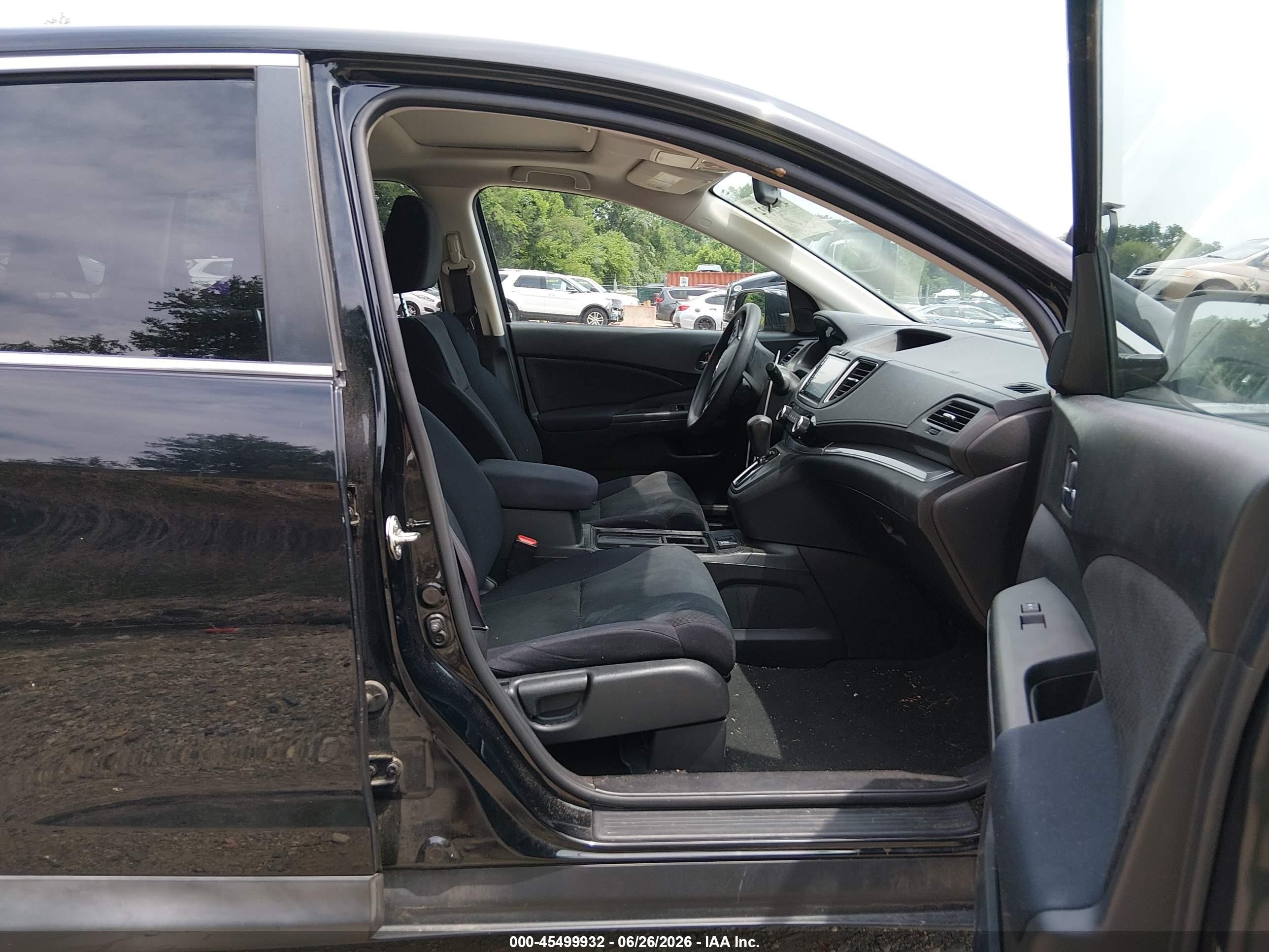 2015 Honda Cr-v Ex Black vin: 2HKRM3H55FH514628