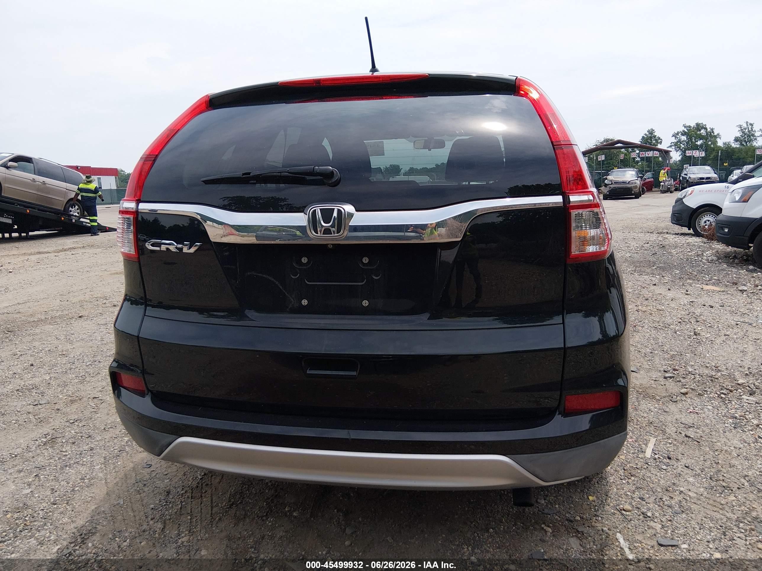 2015 Honda Cr-v Ex Black vin: 2HKRM3H55FH514628