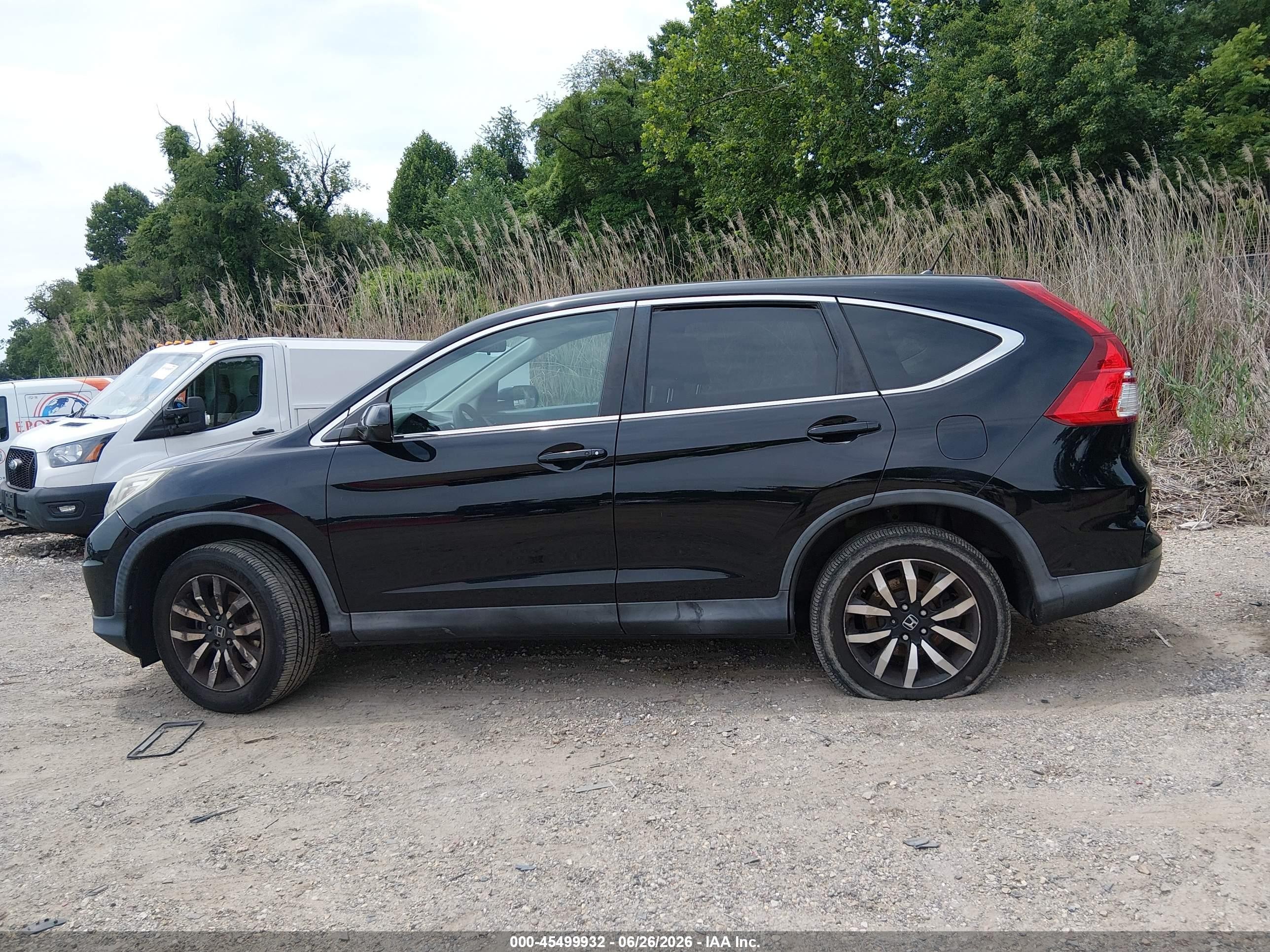 2015 Honda Cr-v Ex Black vin: 2HKRM3H55FH514628