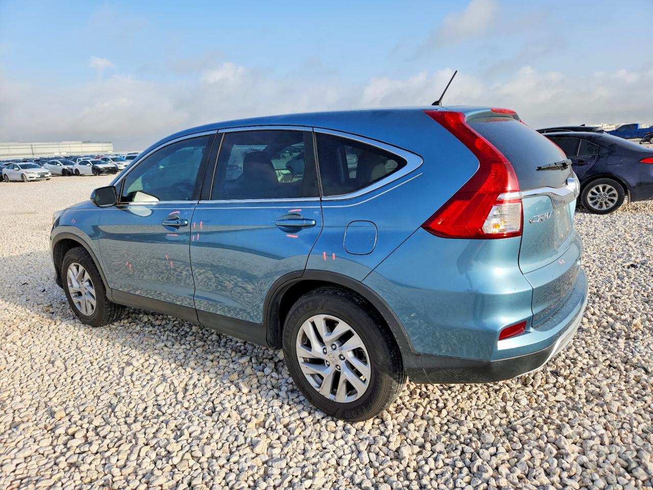 2015 Honda Cr-v Ex Blue vin: 2HKRM3H55FH523538